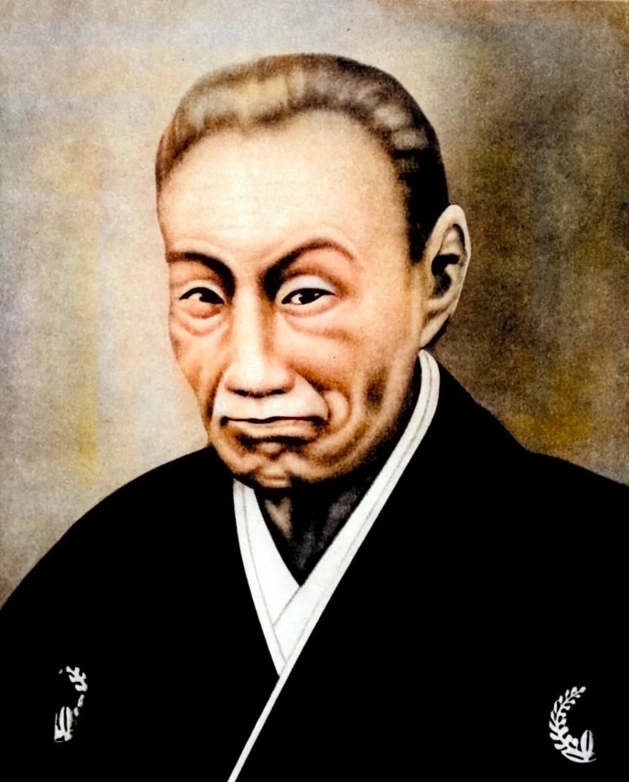 Porträt von Hiromori Hayashi (1831–1896) – Gedenkseite