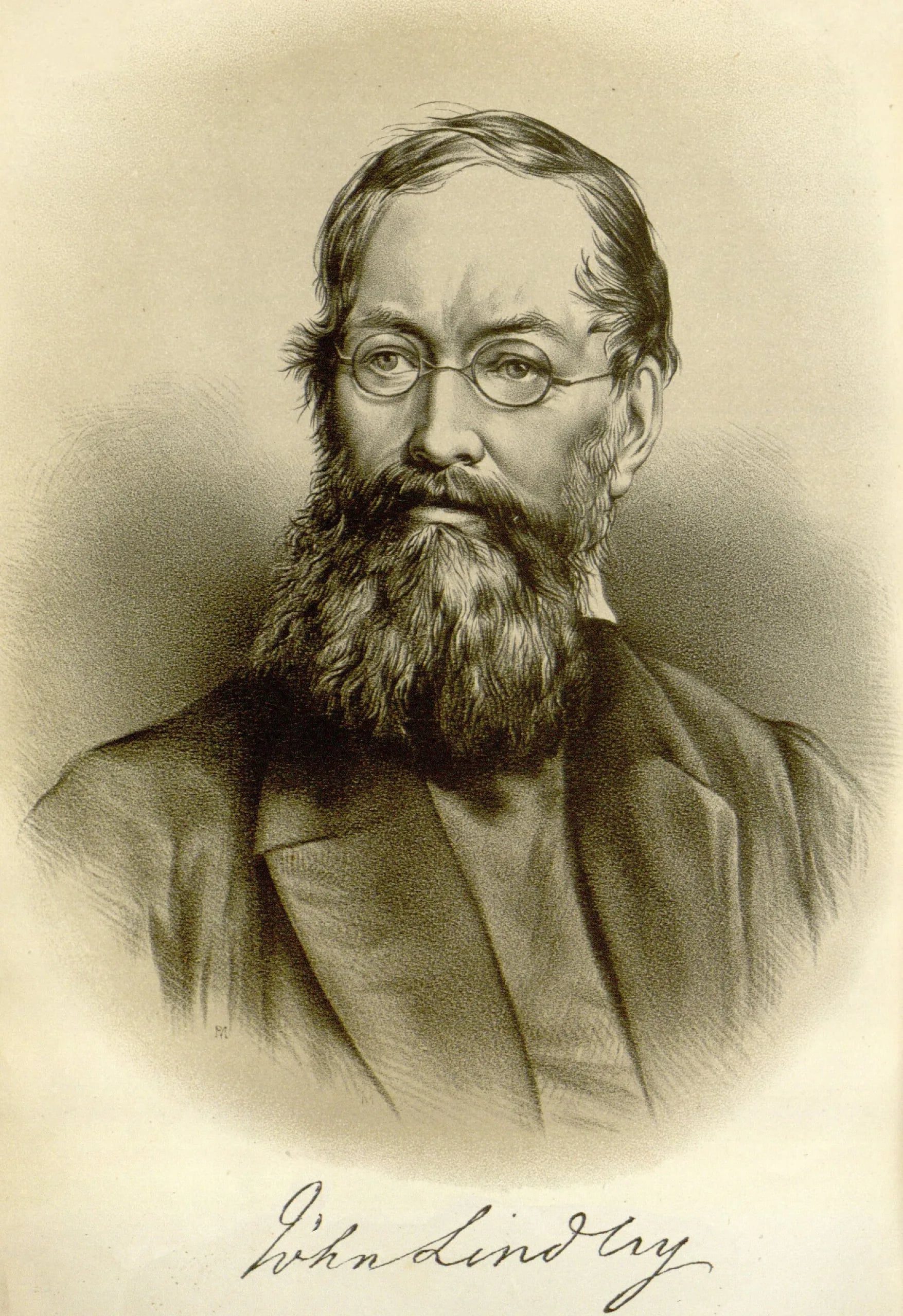 Porträt von John Lindley (1799–1865) – Gedenkseite