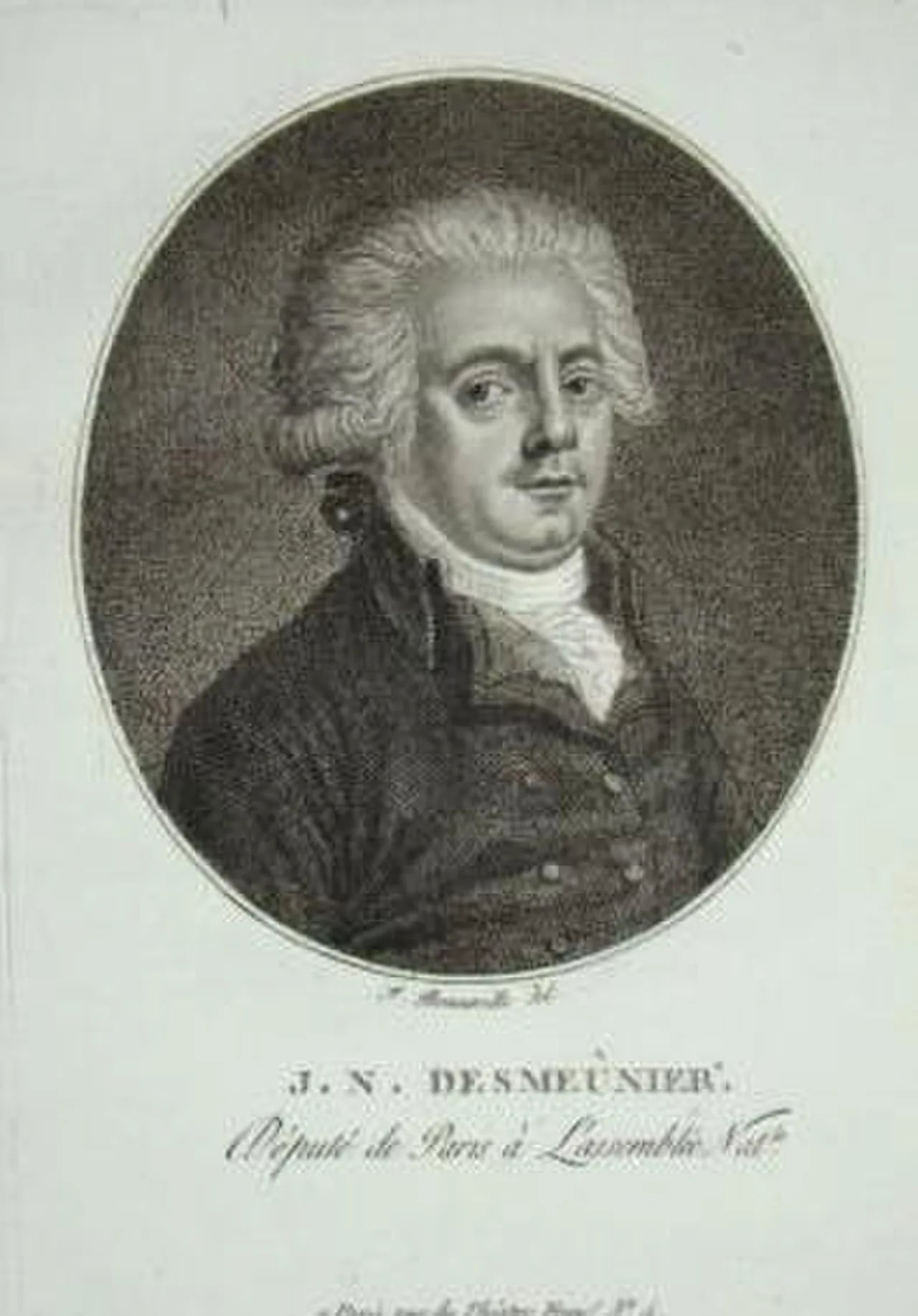 Portrait of Jean Nicolas Démeunier (1751–1814) – memorial page
