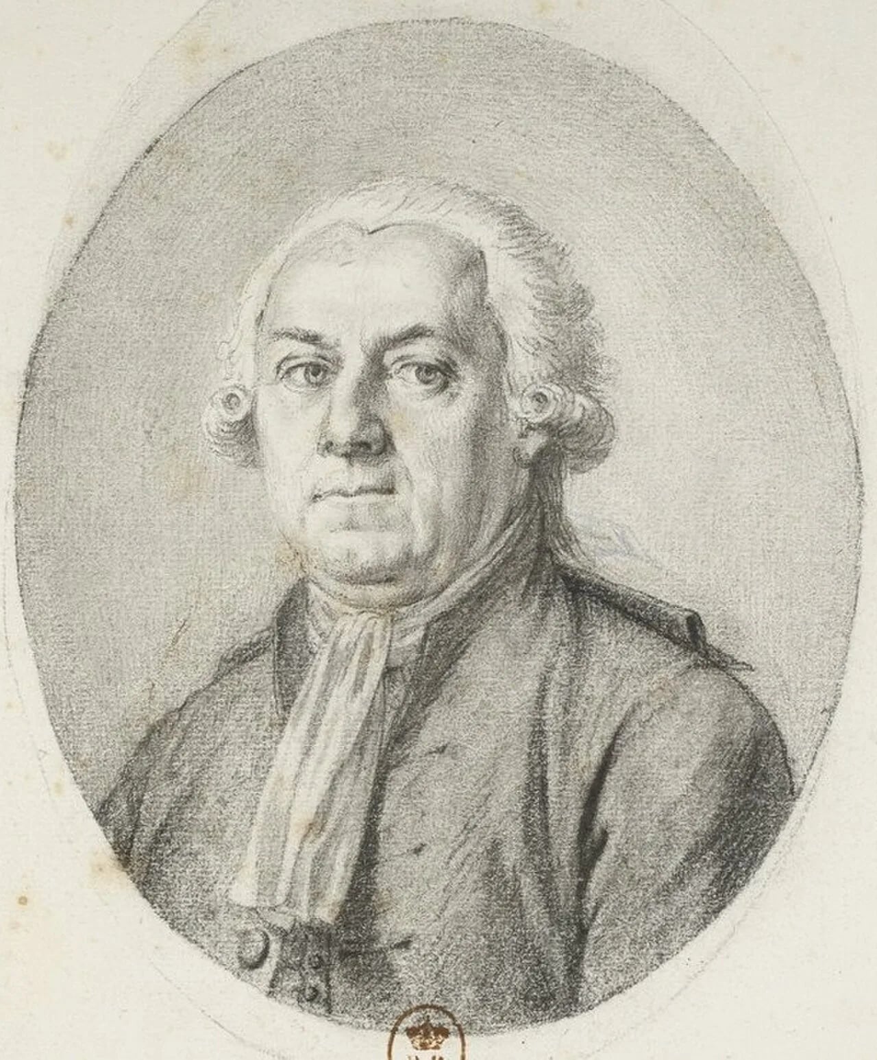 Porträt von Louis Jean Pélerin de La Buxière (1731–1796) – Gedenkseite