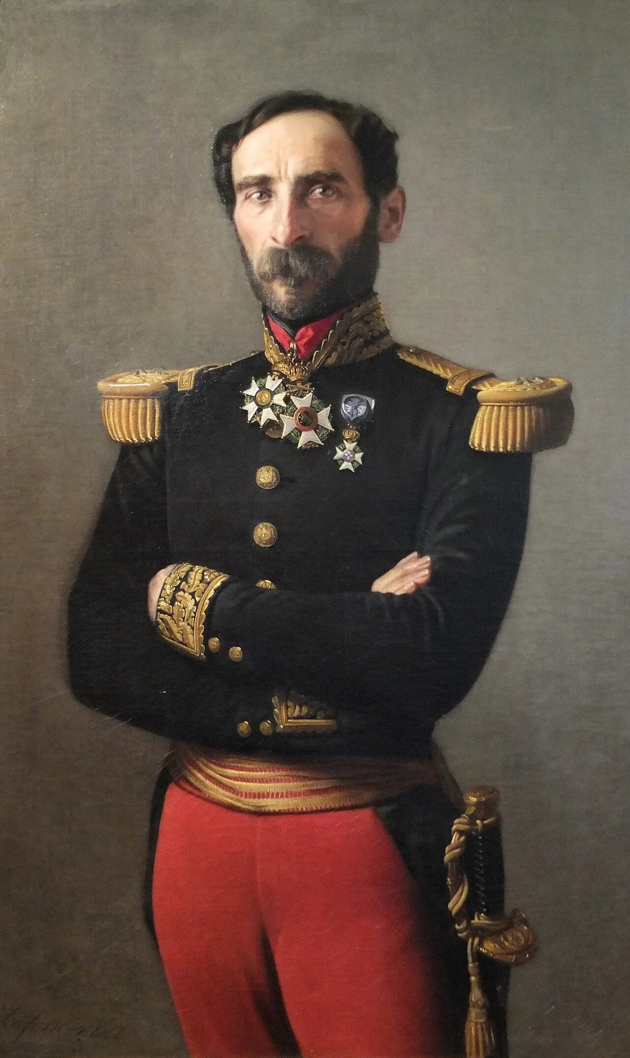 Porträt von Louis-Eugène Cavaignac (1802–1857) – Gedenkseite