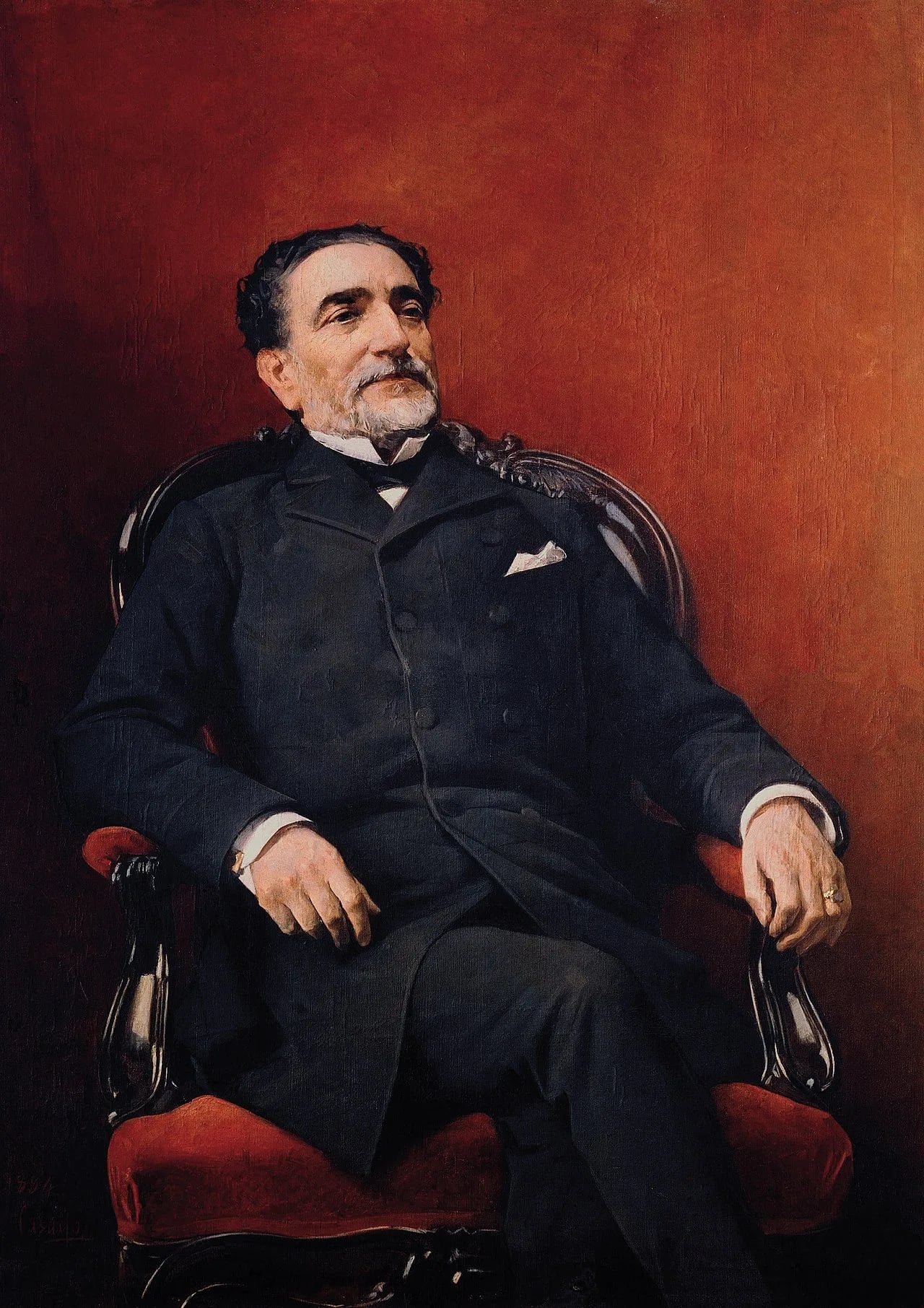 Portrait of Práxedes Mateo Sagasta (1825–1903) – memorial page