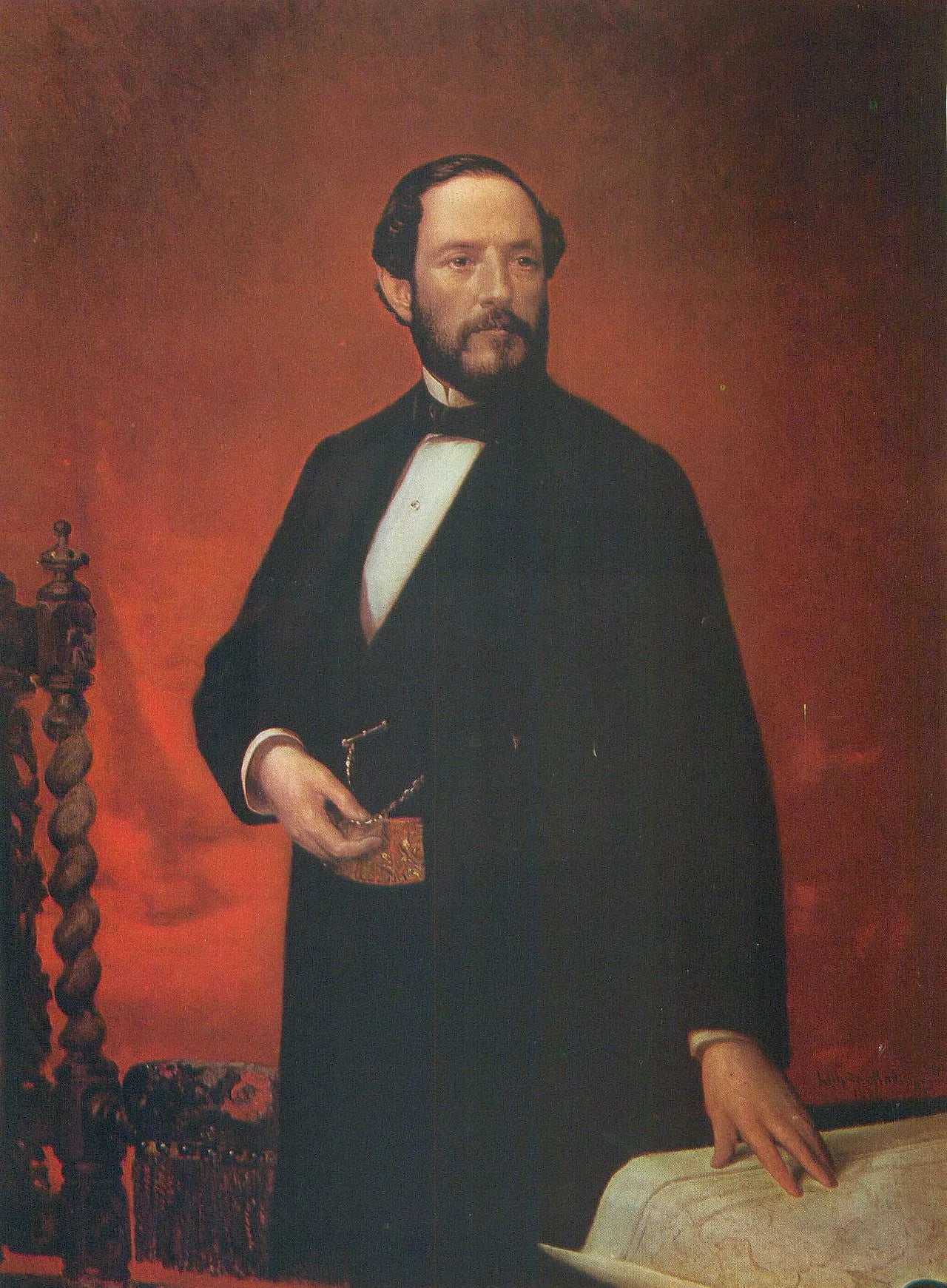 Porträt von Juan Prim (1814–1870) – Gedenkseite