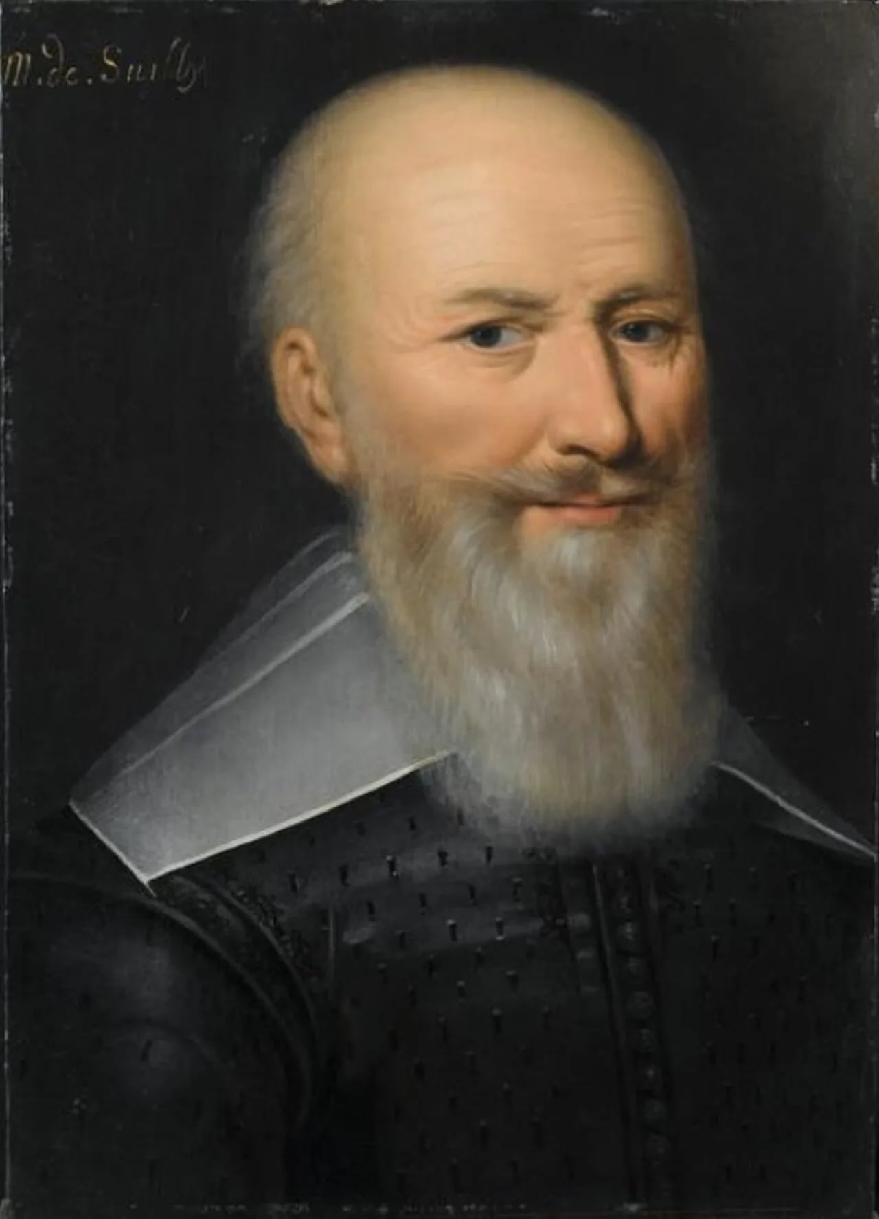 Porträt von Maximilien de Béthune, duc de Sully (1560–1641) – Gedenkseite