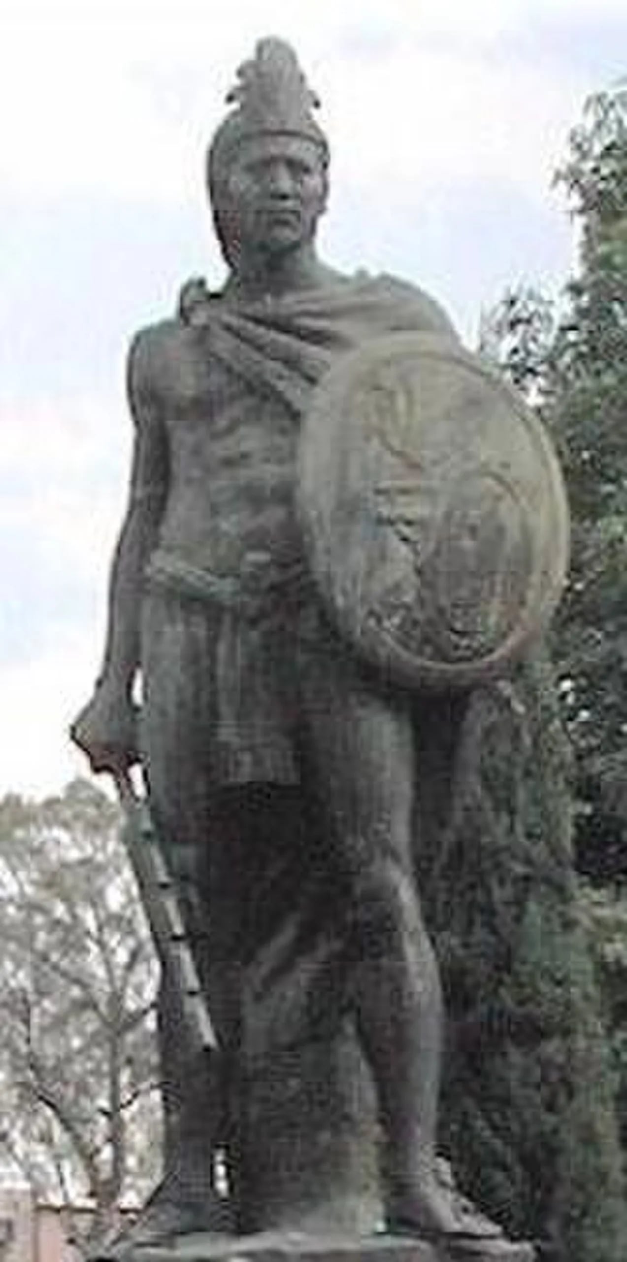 Porträt von Xicoténcatl der Jüngere (1484–1521) – Gedenkseite