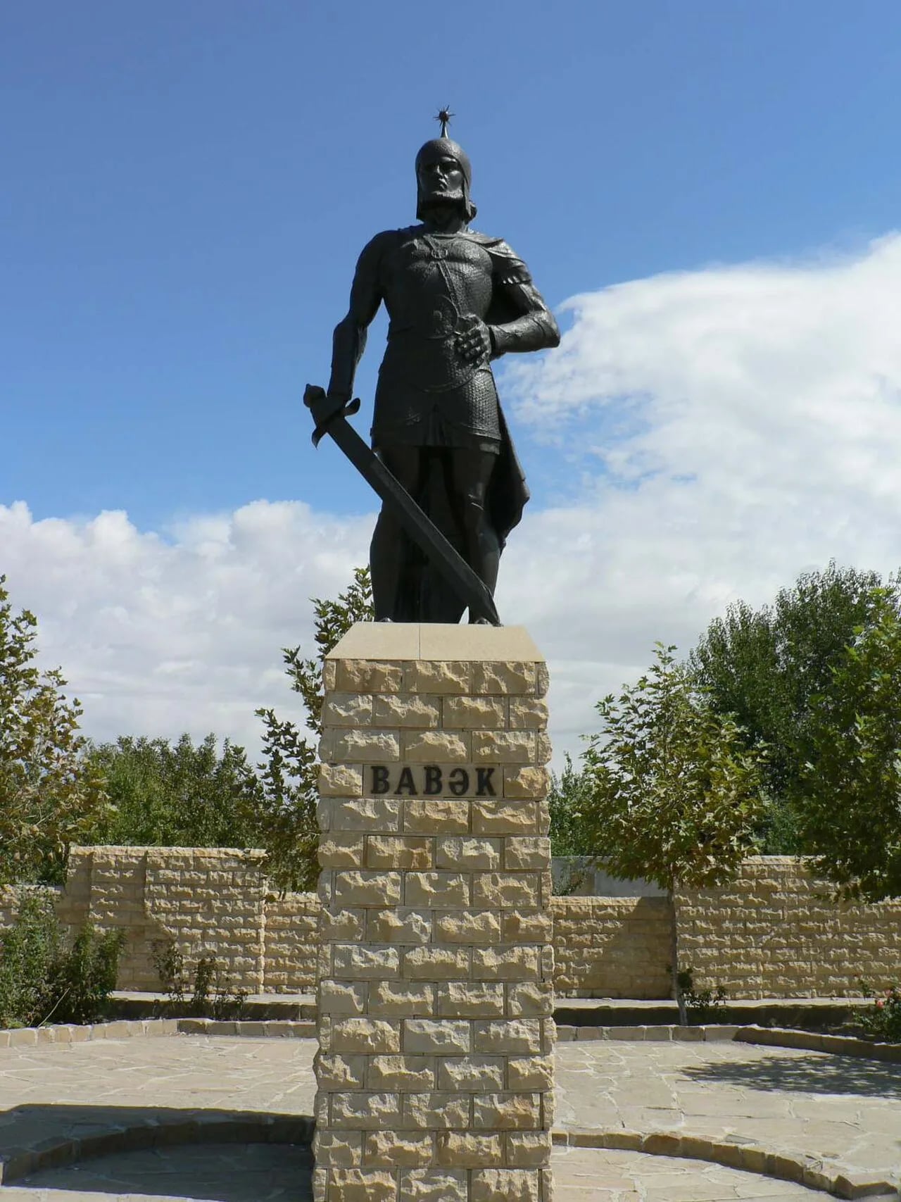 Porträt von Bābak Khorramdin (798–838) – Gedenkseite