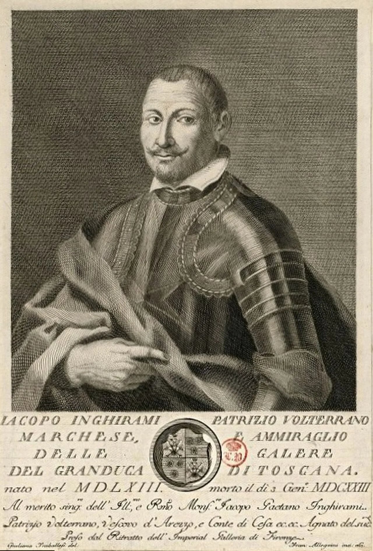 Porträt von Jacopo Inghirami (1565–1624) – Gedenkseite
