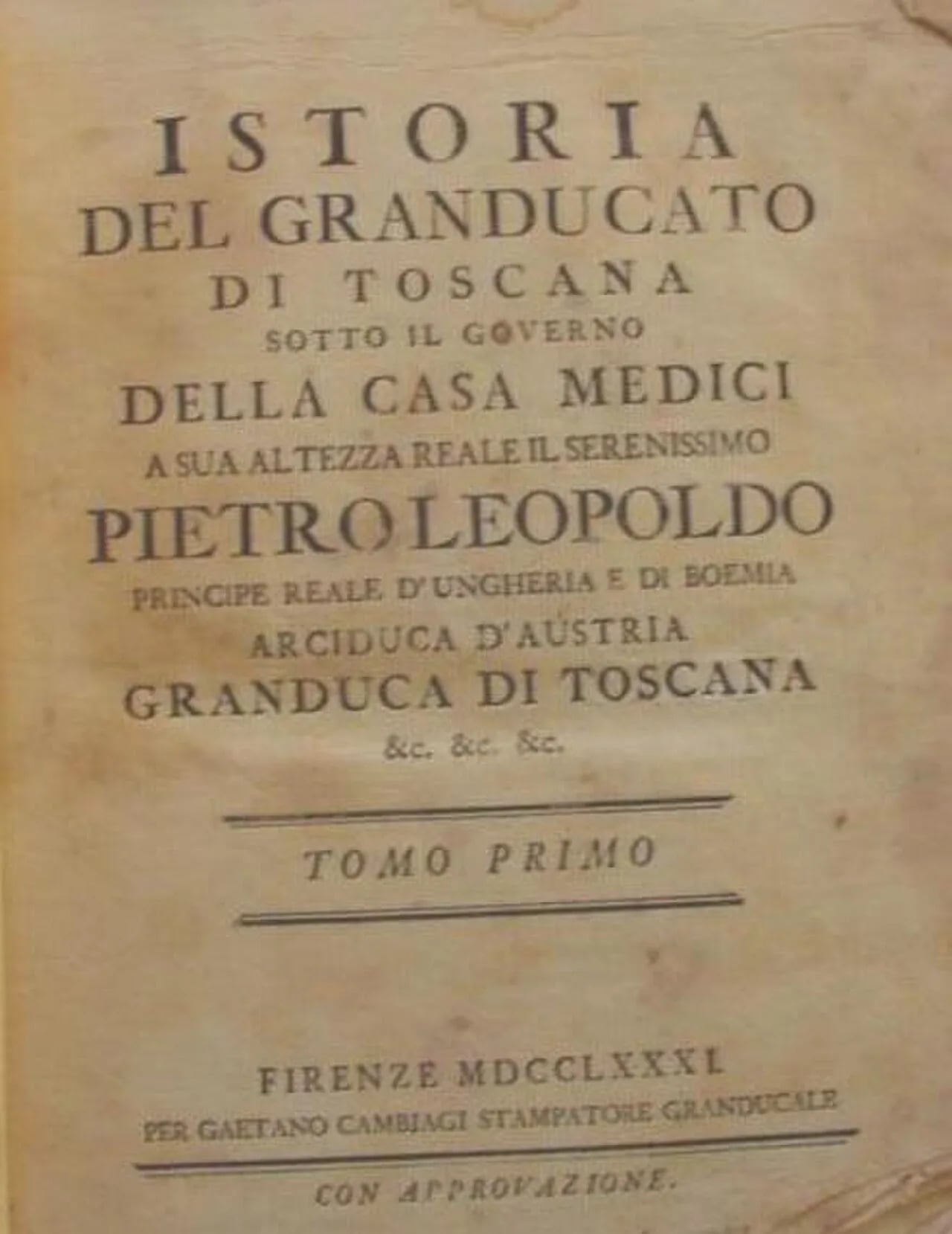 Porträt von Jacopo Riguccio Galluzzi (1739–1801) – Gedenkseite