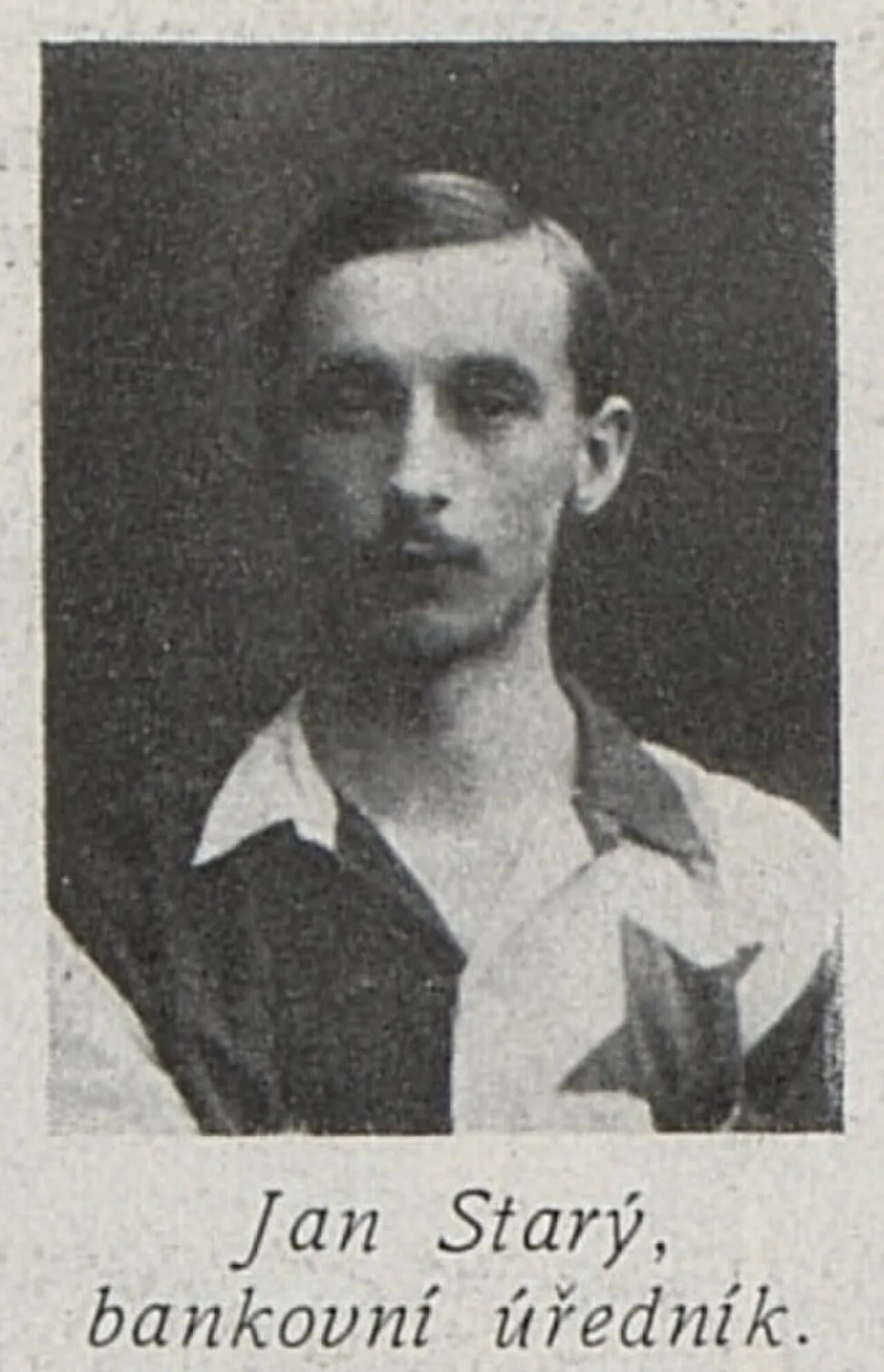 Portrait of Jan Starý (1884–1959) – memorial page