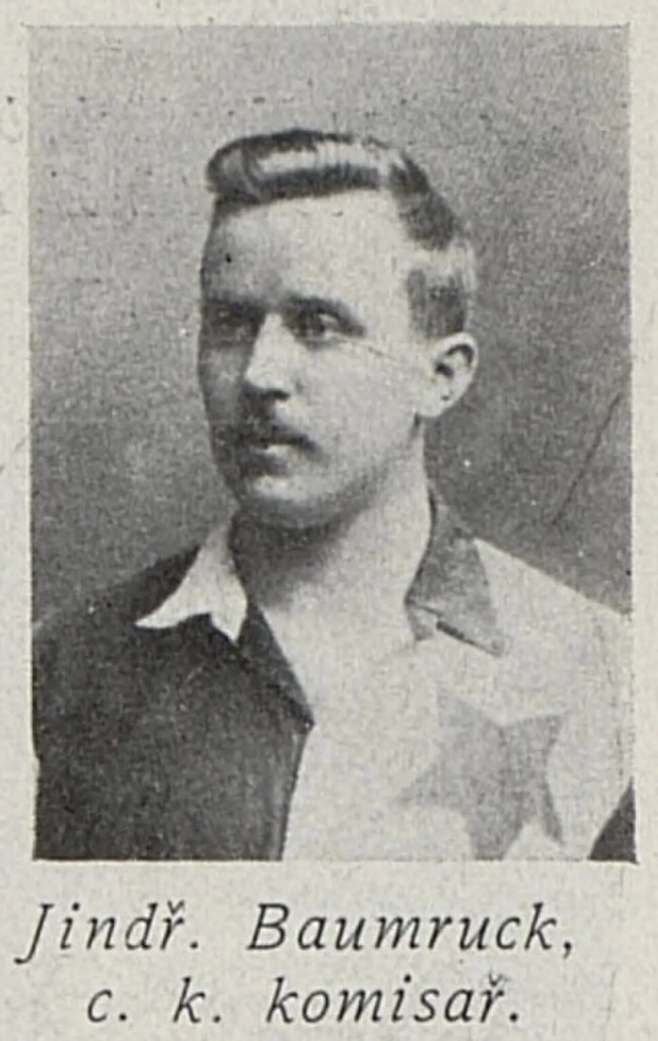 Portrait of Jindřich Baumruk (1881–1963) – memorial page