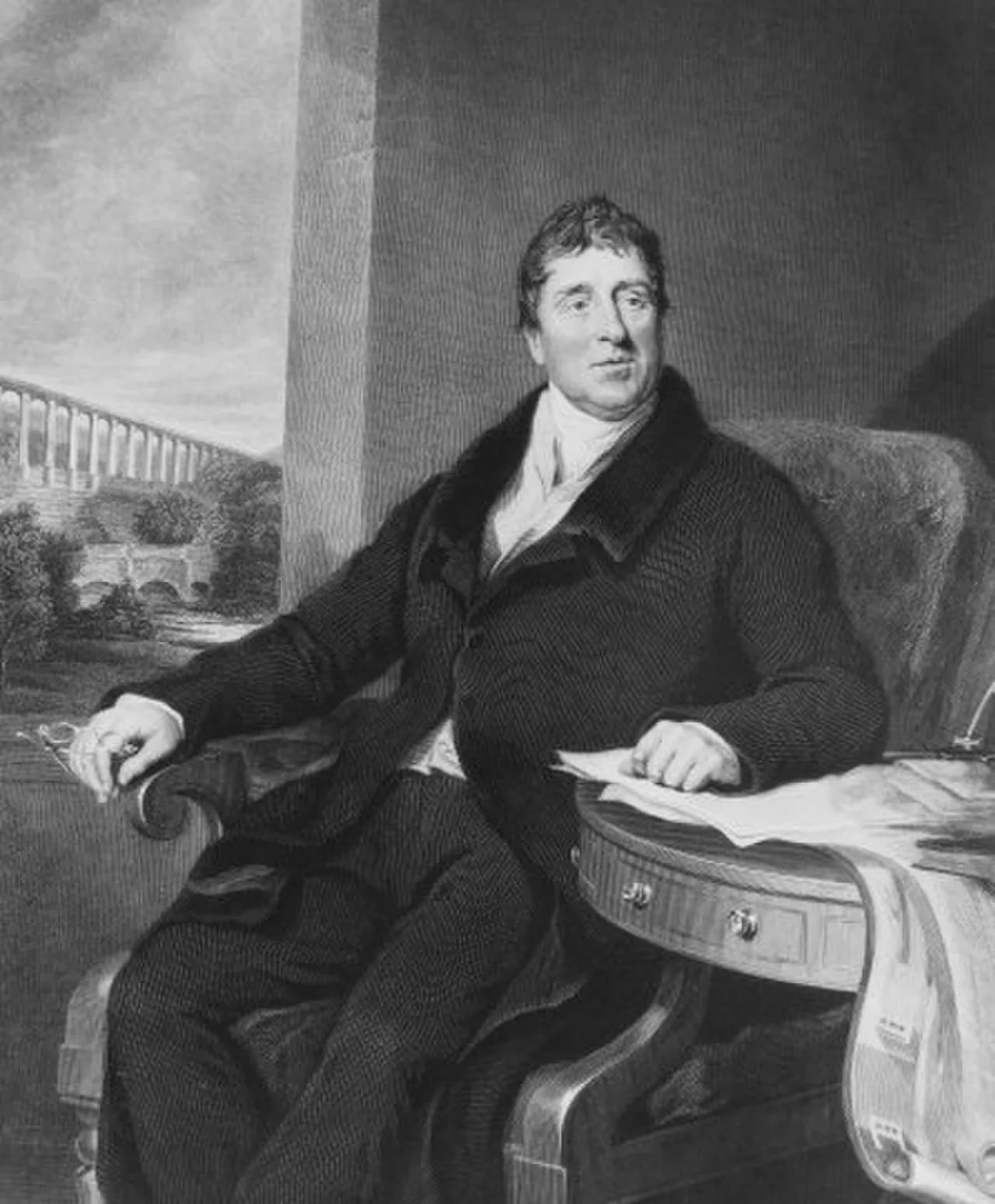 Portrait of Thomas Telford (1757–1834) – memorial page
