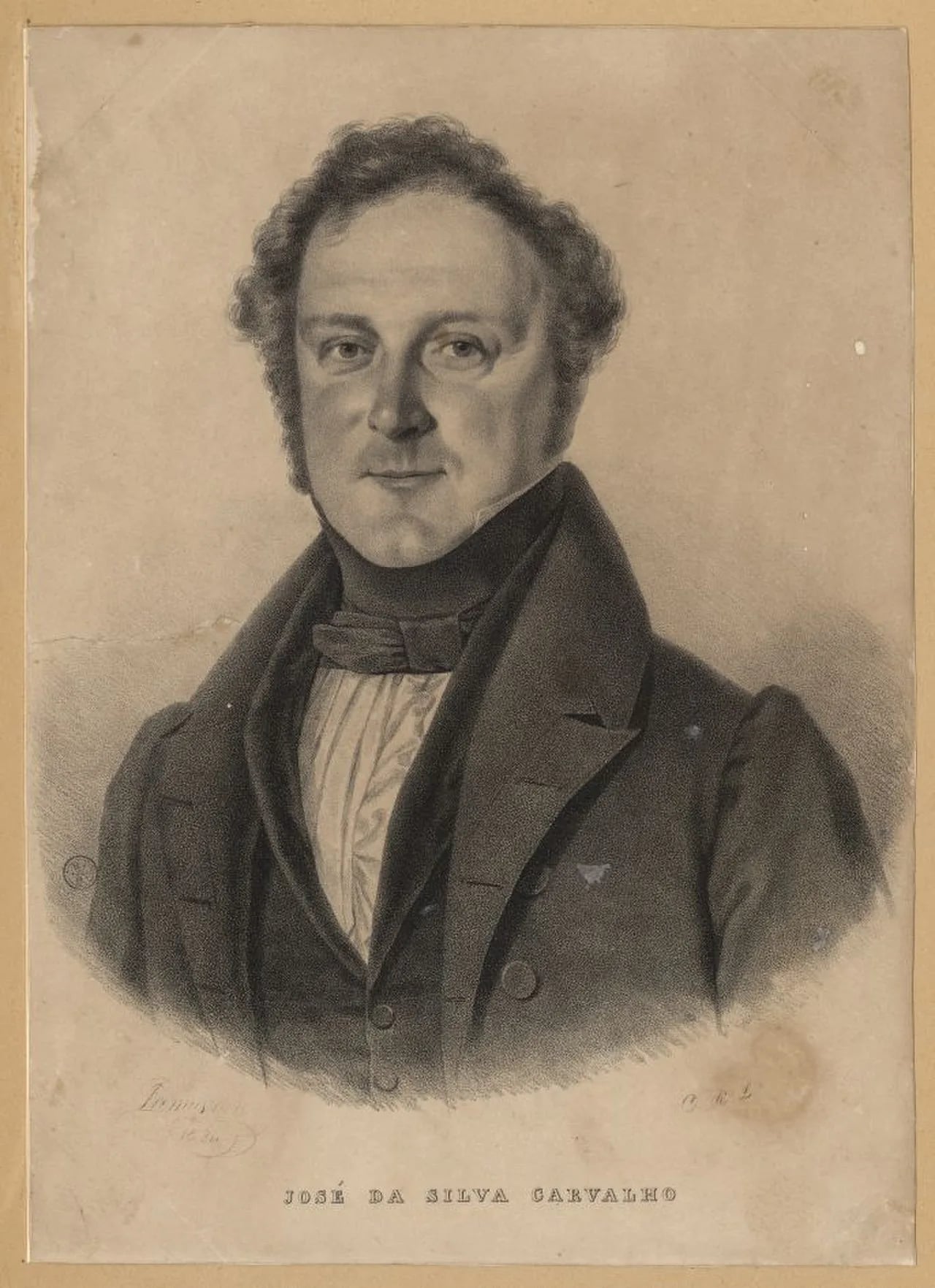 Porträt von José da Silva Carvalho (1782–1856) – Gedenkseite