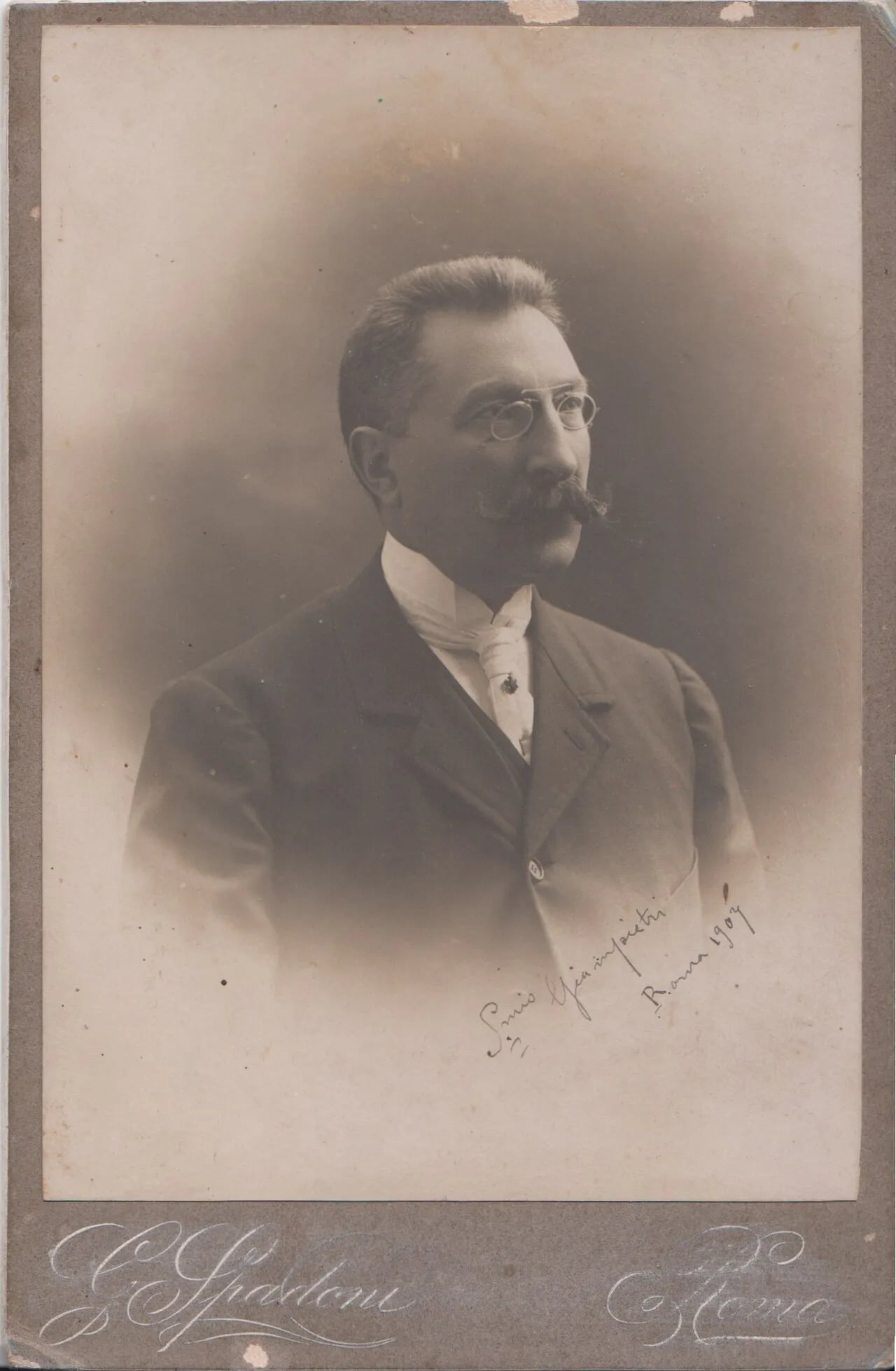 Porträt von Settimio Giampietri (1852–1924) – Gedenkseite