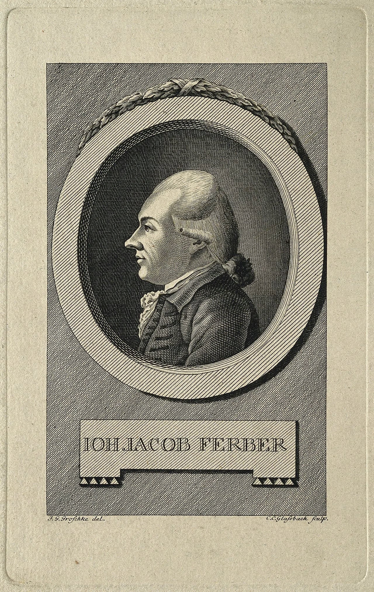 Portrait of Johann Jacob Ferber (1743–1790) – memorial page