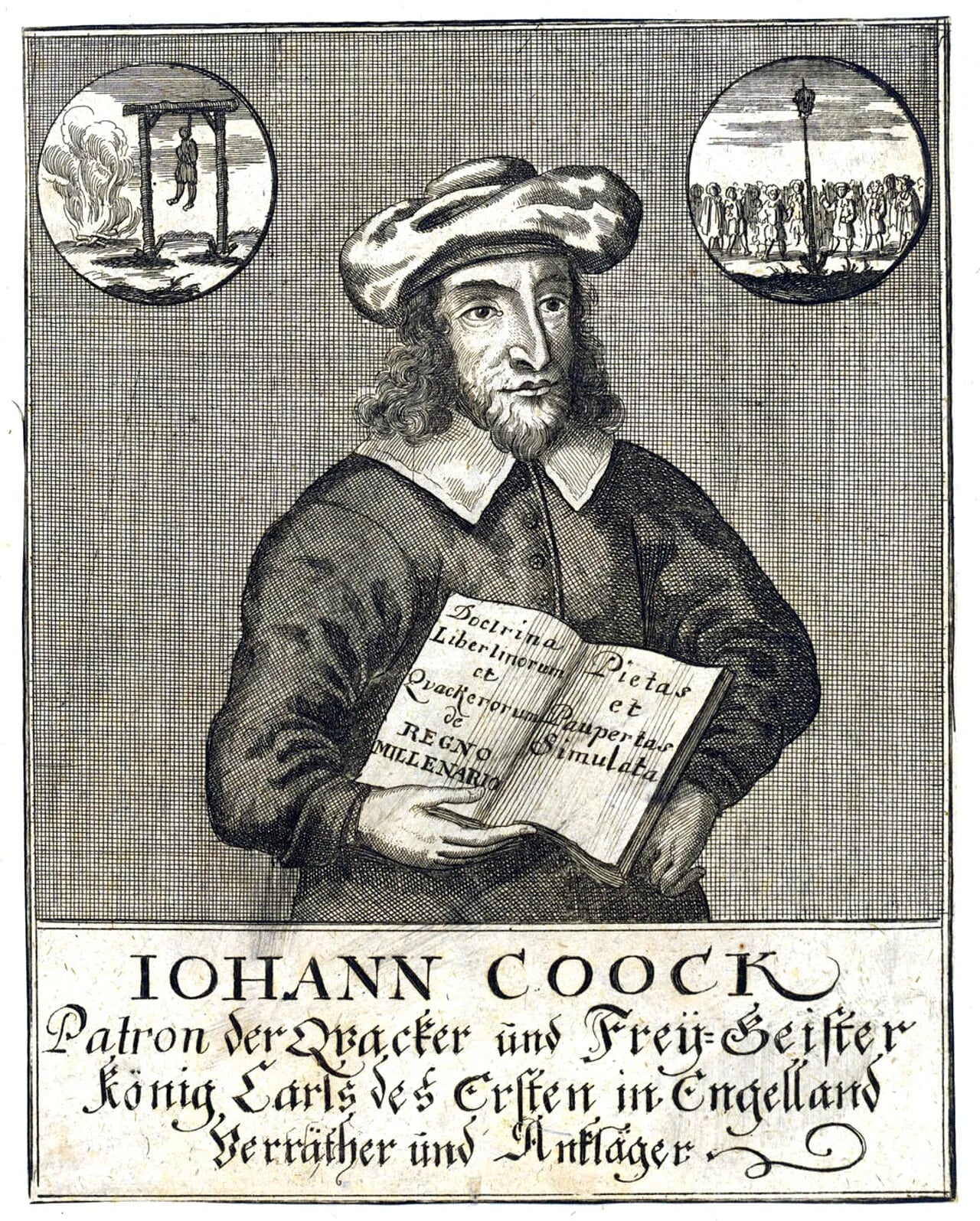 Portrait of John Cook (1608–1660) – memorial page