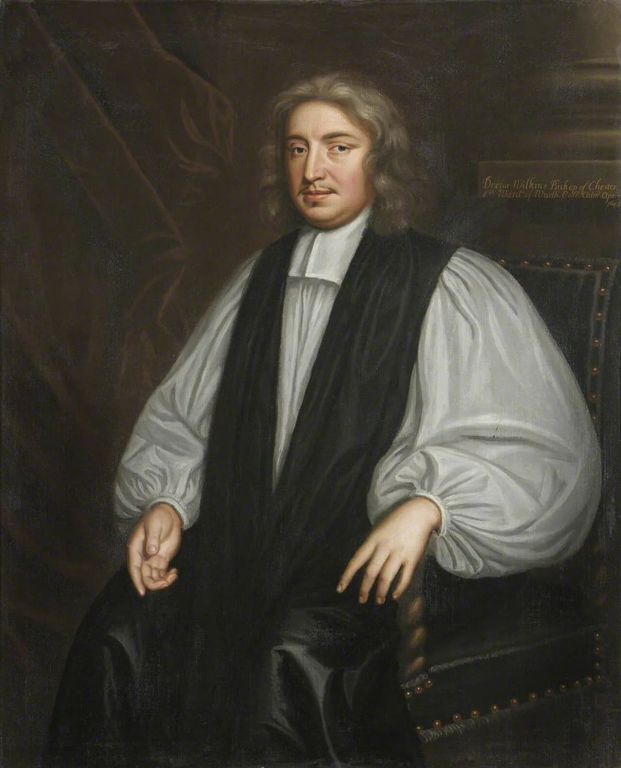 Portrait of John Wilkins (1614–1672) – memorial page