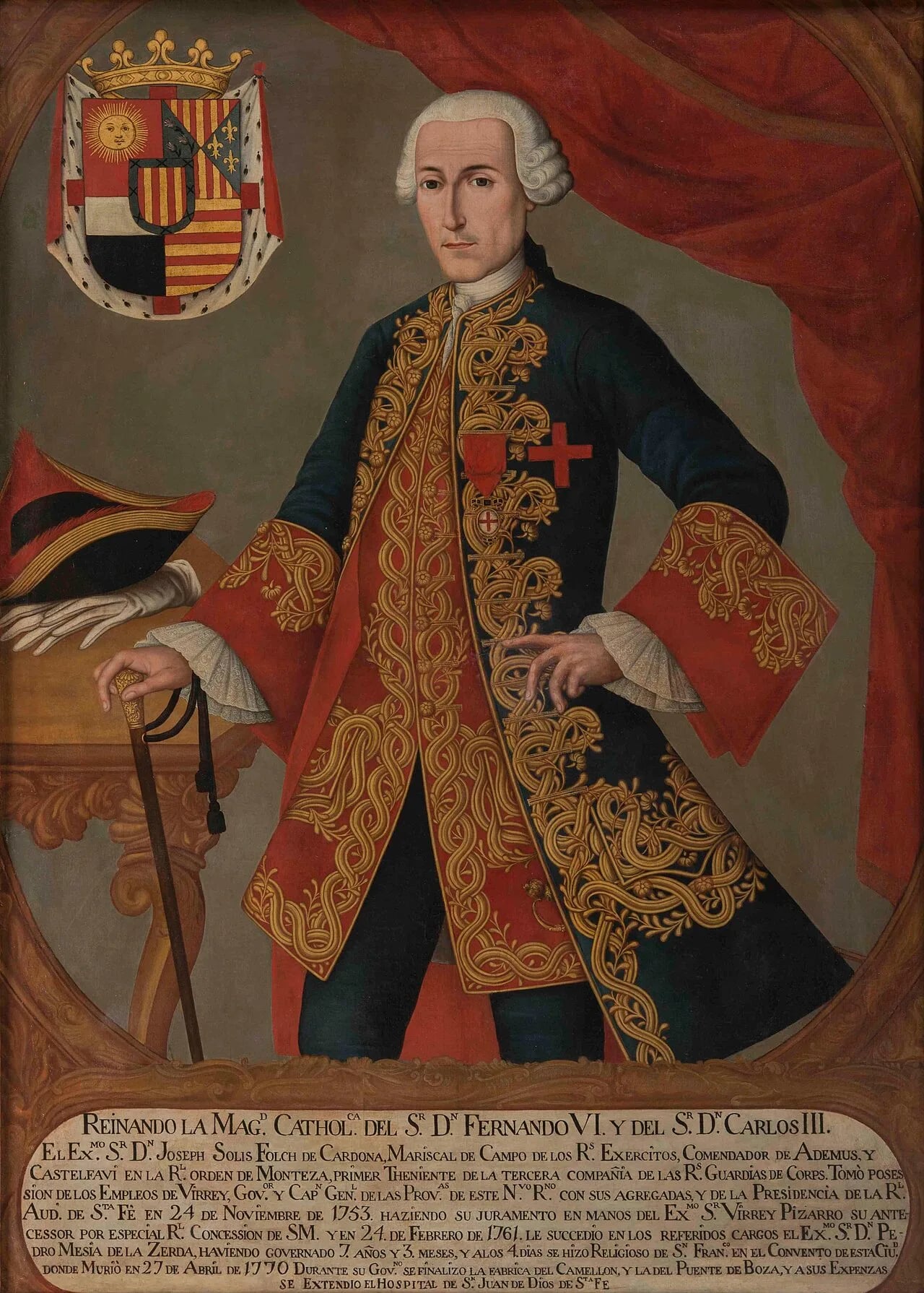 Portrait of José Solís Folch de Cardona (1716–1770) – memorial page