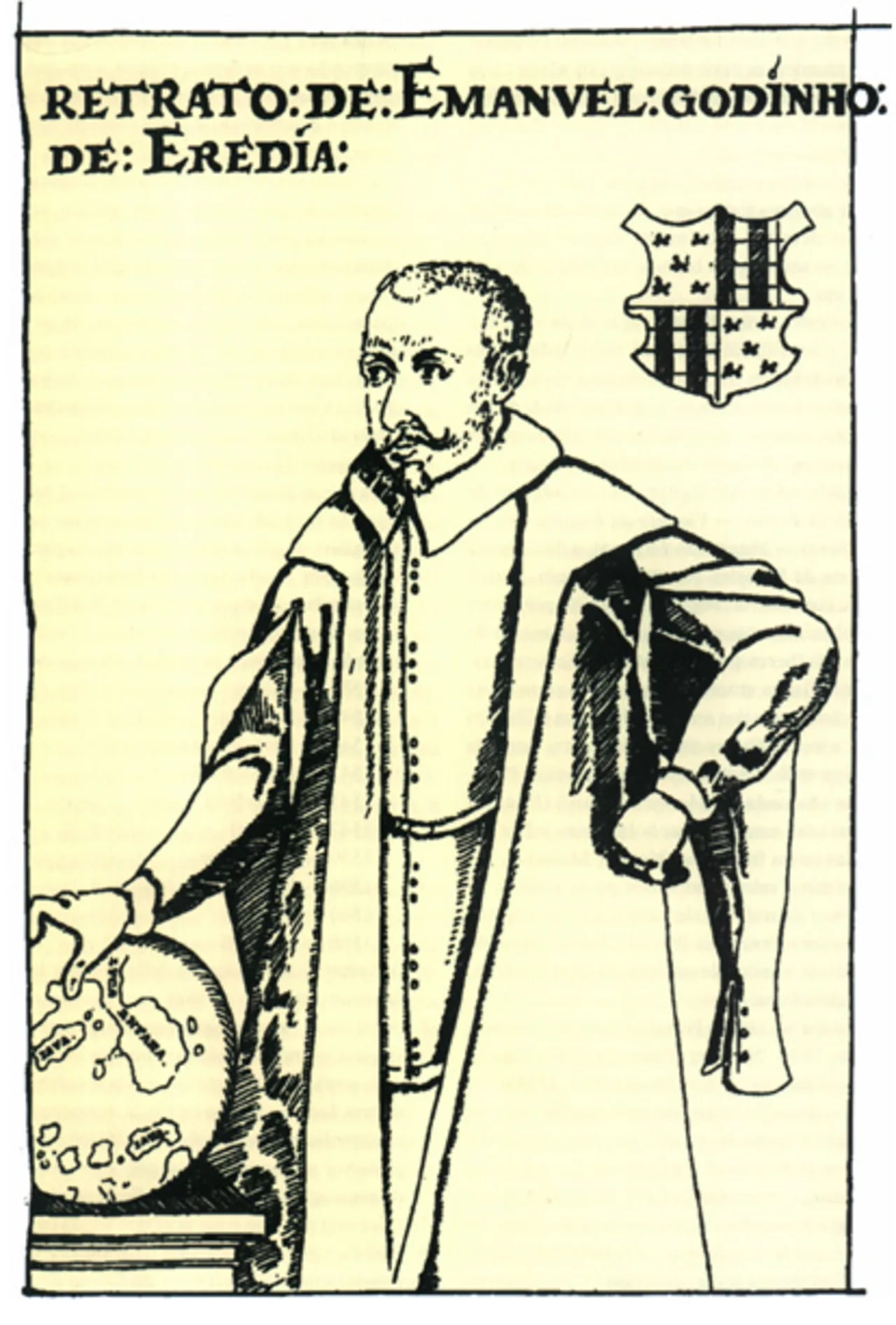 Portrait of Manuel Godinho de Erédia (1563–1623) – memorial page