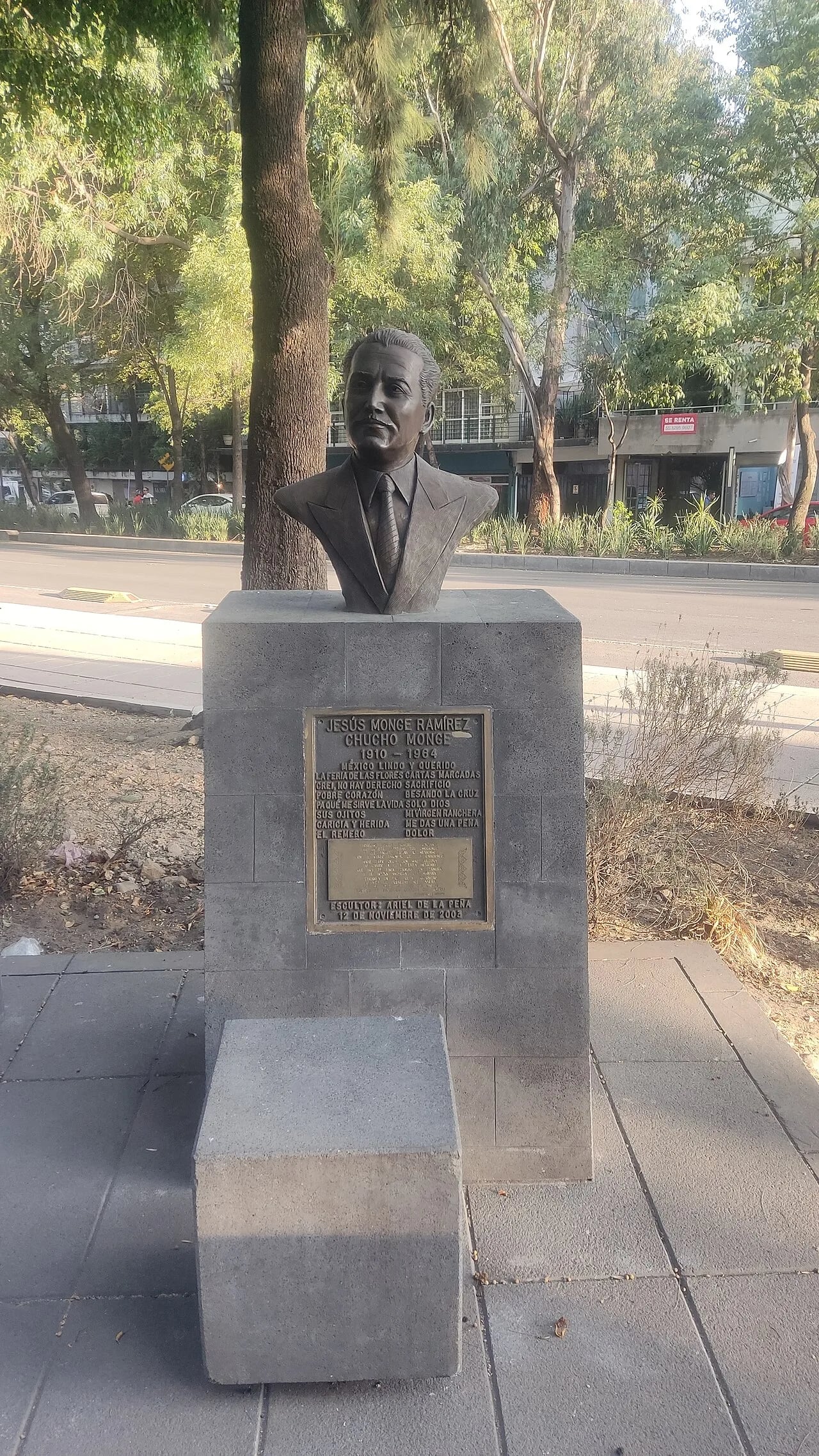 Porträt von Chucho Monge (1910–1964) – Gedenkseite