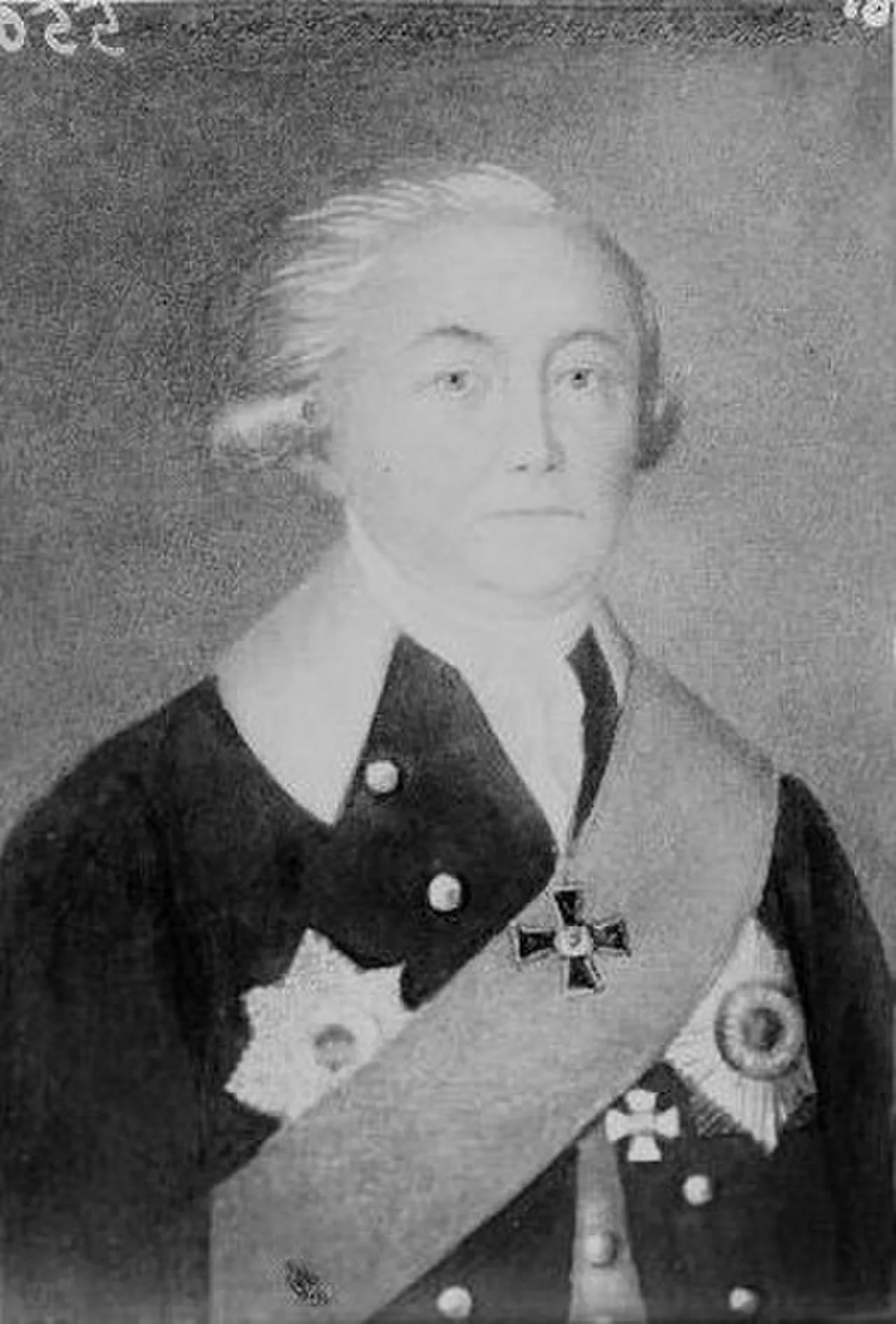 Porträt von Gustav Ernst von Strandmann (1742–1803) – Gedenkseite