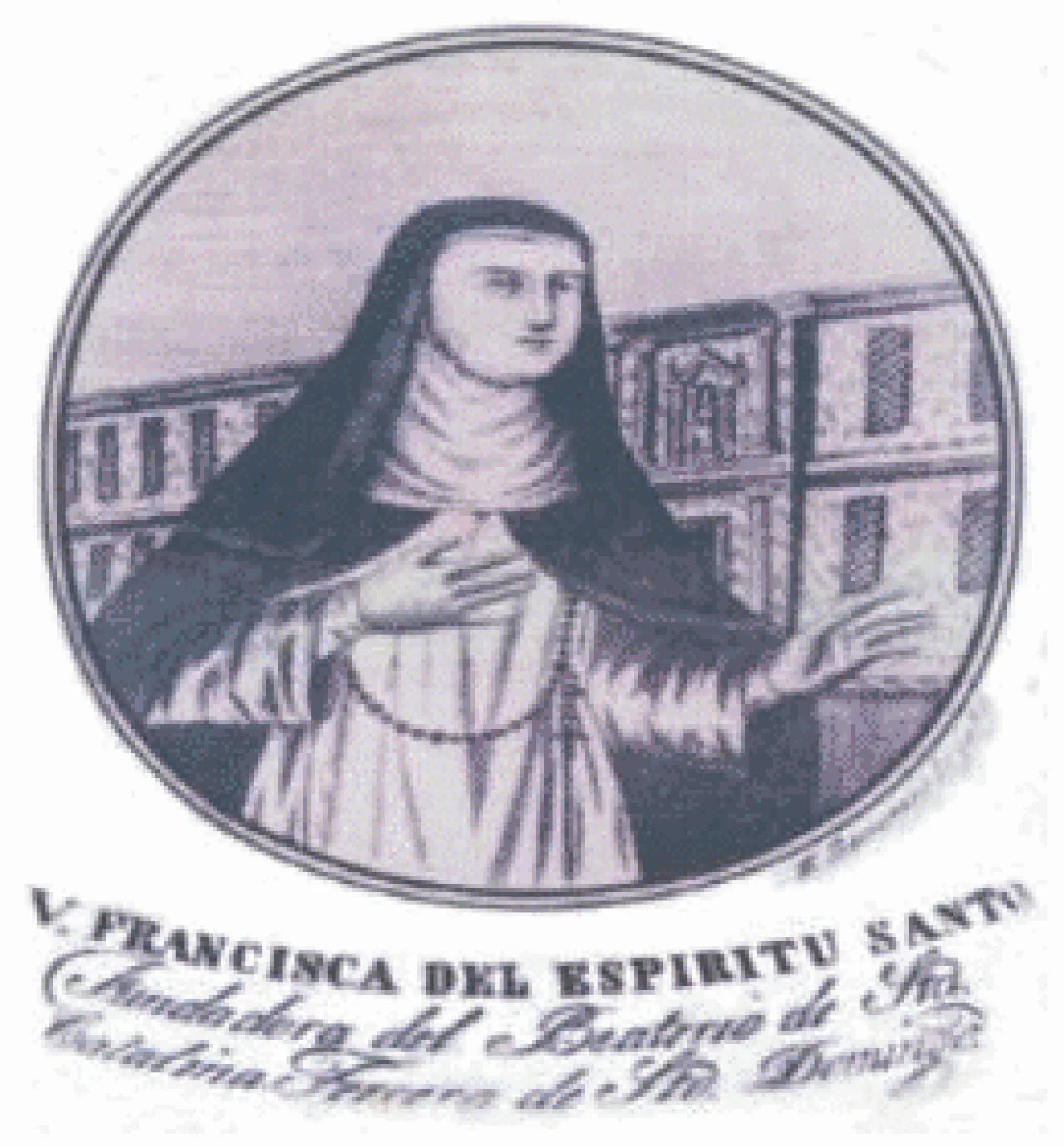Portrait of Francisca del Espíritu Santo Fuentes (1647–1711) – memorial page