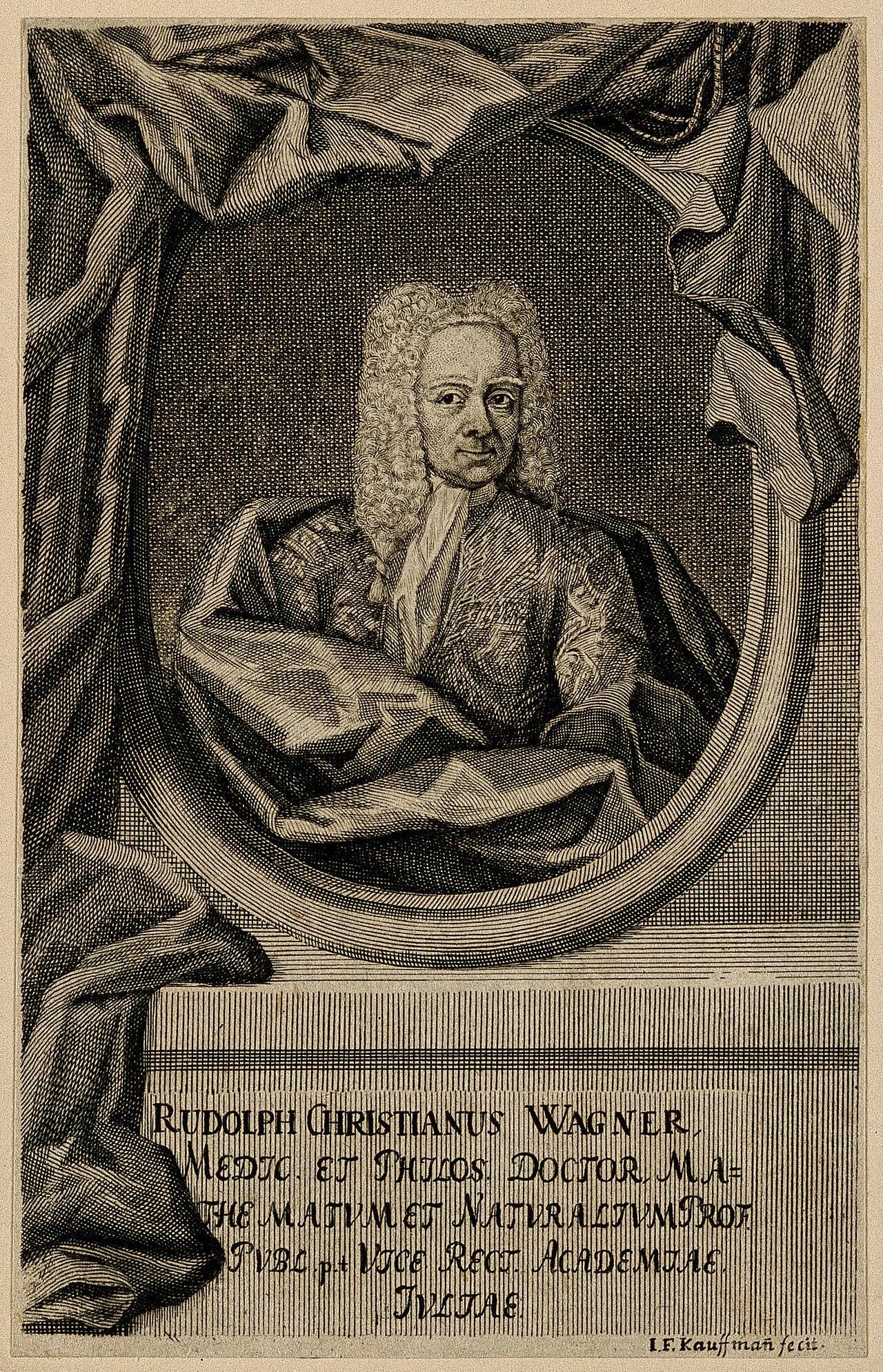 Portrait of Rudolf Christian Wagner (1671–1741) – memorial page
