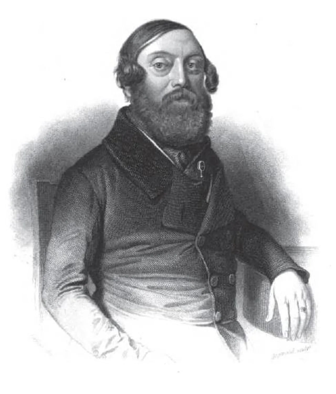 Porträt von Wenceslao Ayguals de Izco (1801–1873) – Gedenkseite