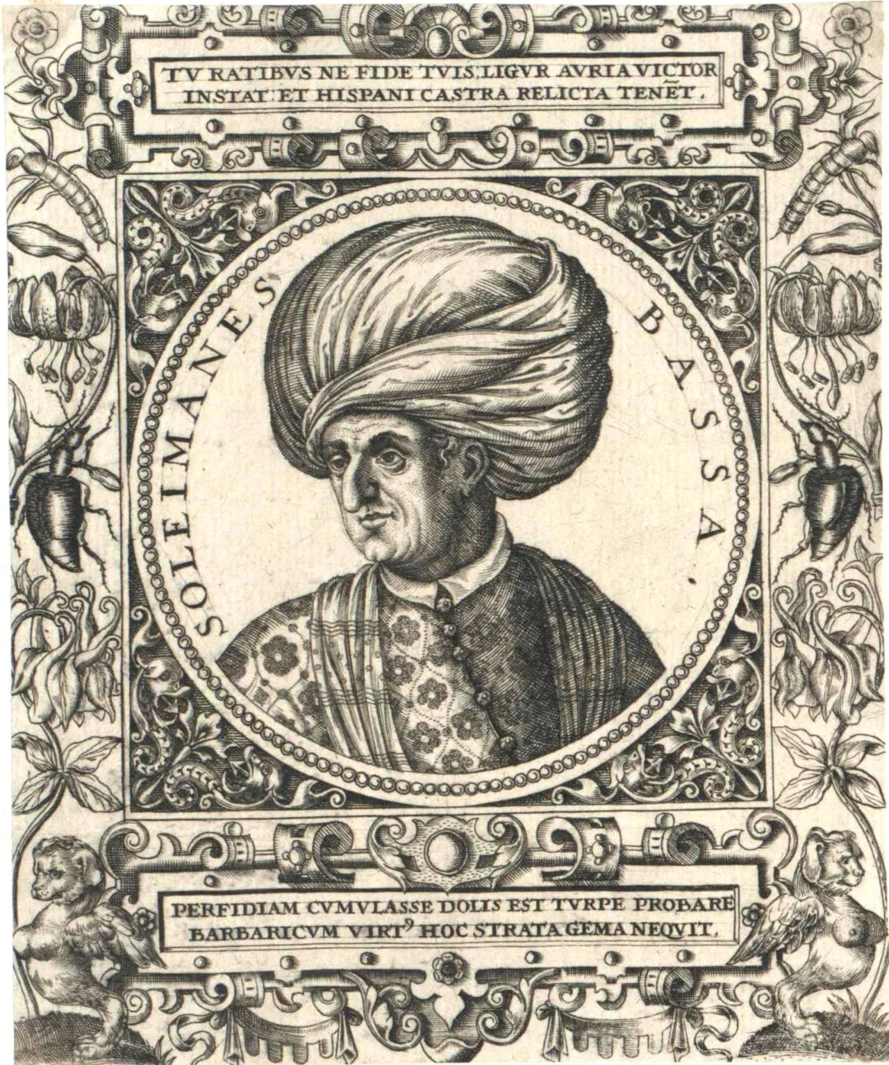 Porträt von Hadım Suleiman Pasha (1467–1547) – Gedenkseite