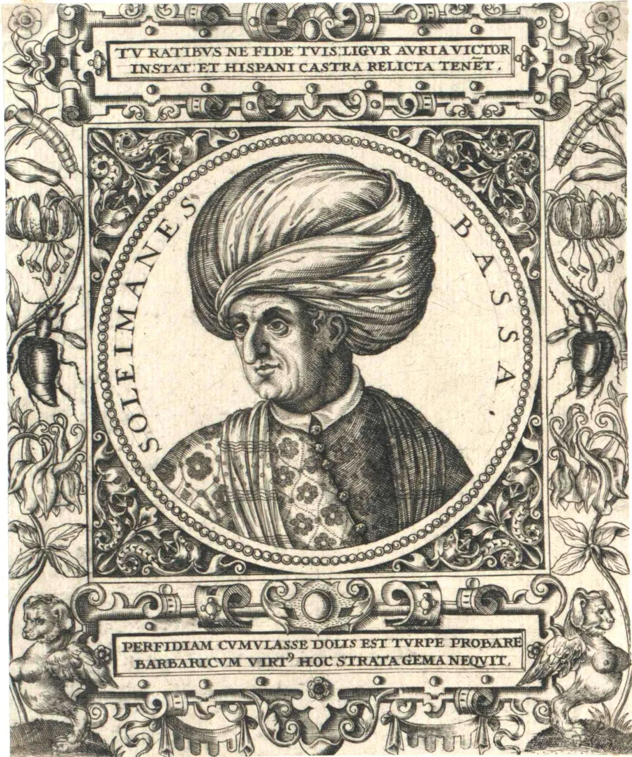Porträt von Hadım Suleiman Pasha (1467–1547) – Gedenkseite