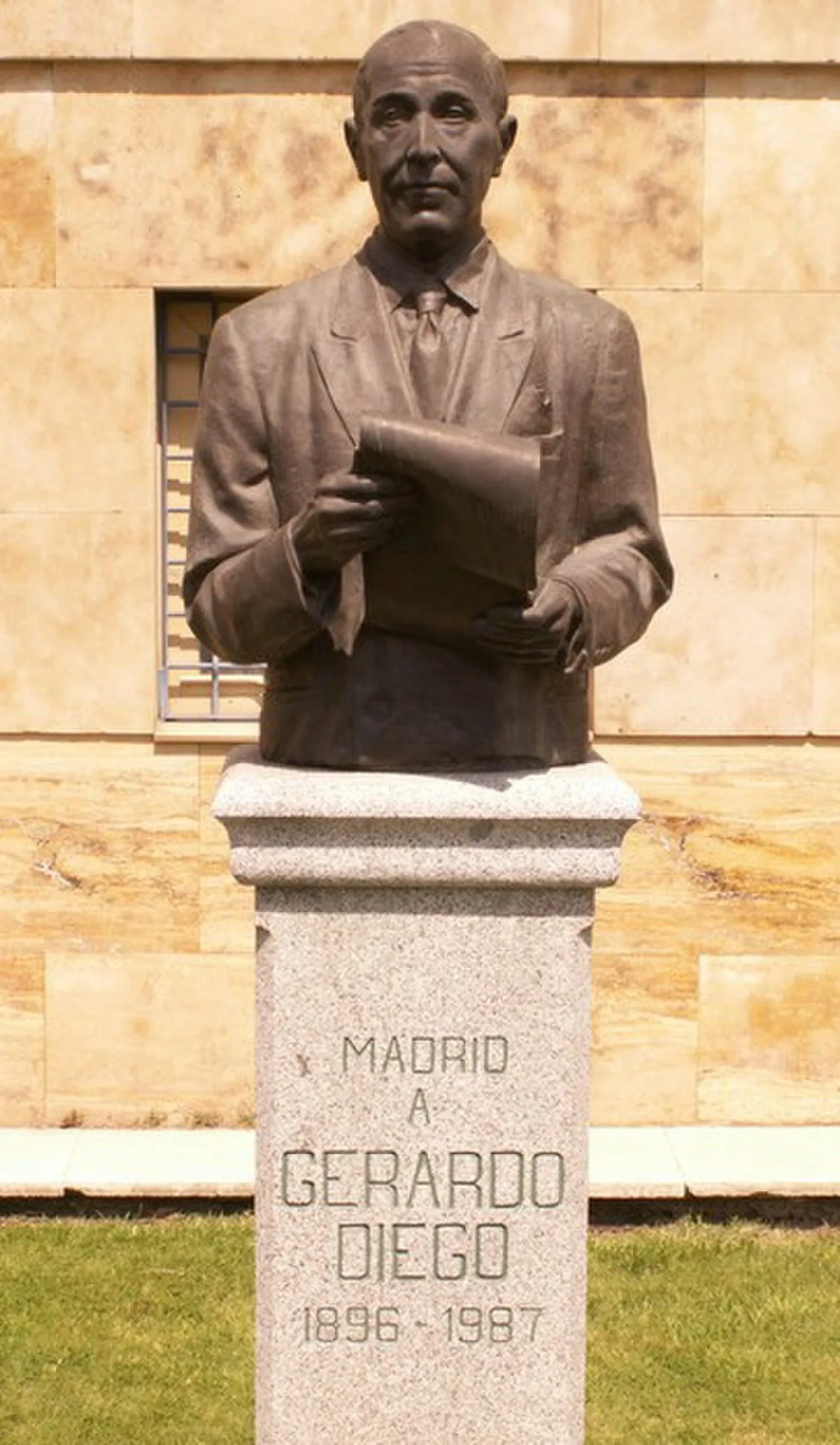 Porträt von Gerardo Diego (1896–1987) – Gedenkseite