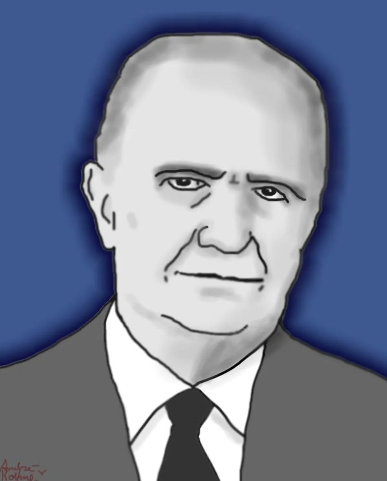 Porträt von Affonso Arinos de Mello Franco (1930–2020) – Gedenkseite