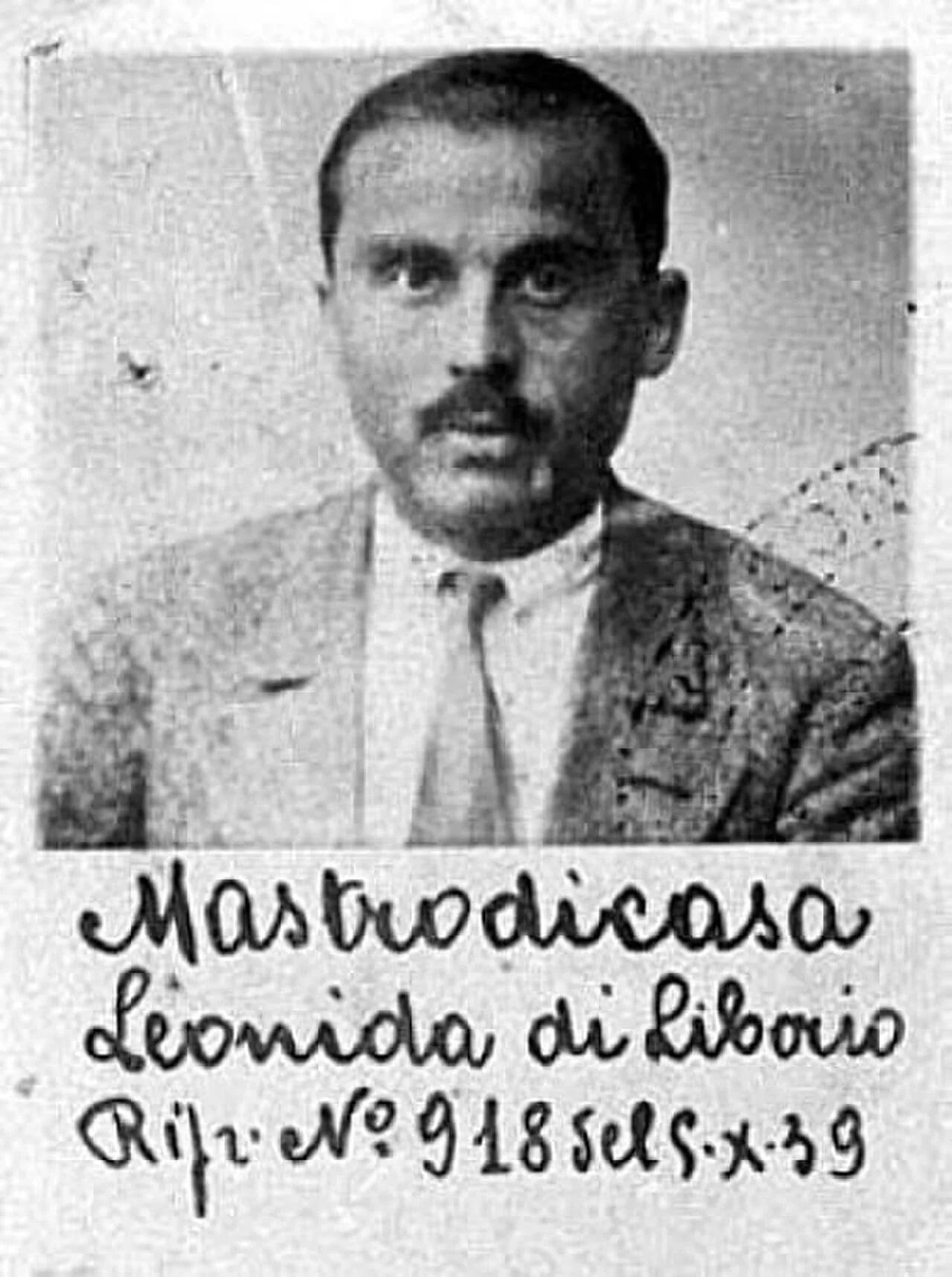 Porträt von Leonida Mastrodicasa (1888–1942) – Gedenkseite