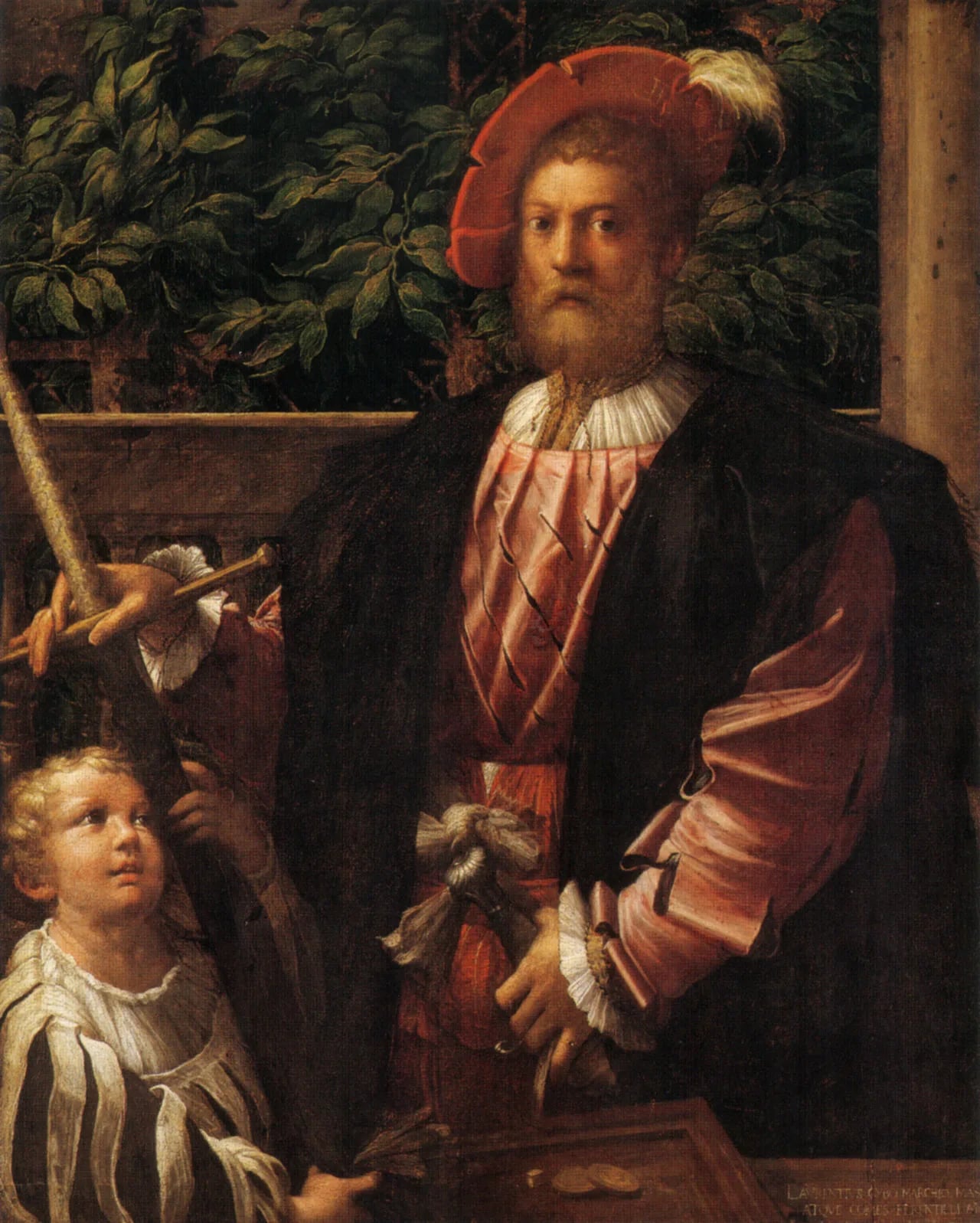 Porträt von Lorenzo Cybo (1500–1549) – Gedenkseite