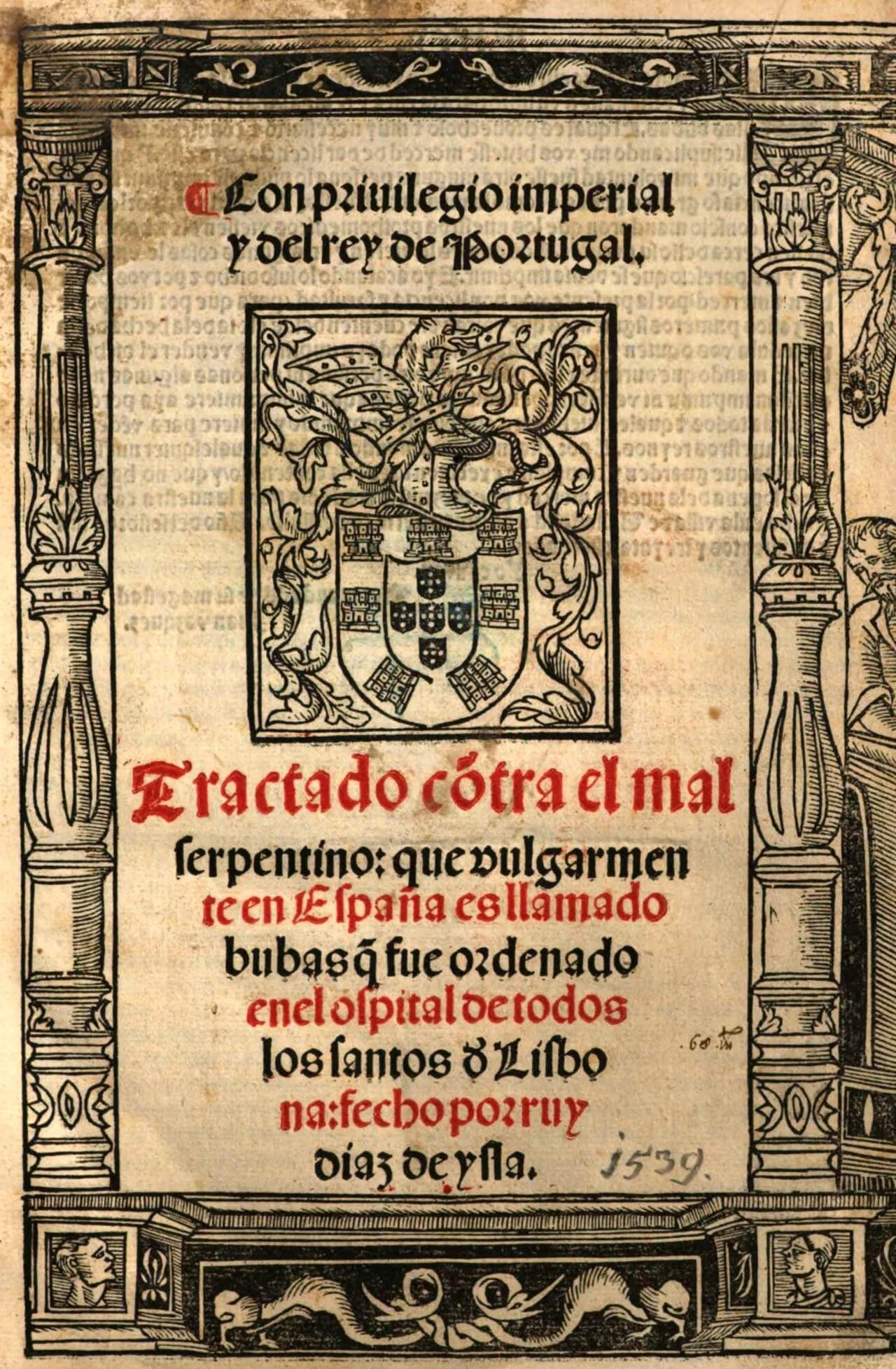 Porträt von Ruy Diaz de Isla (1462–1542) – Gedenkseite