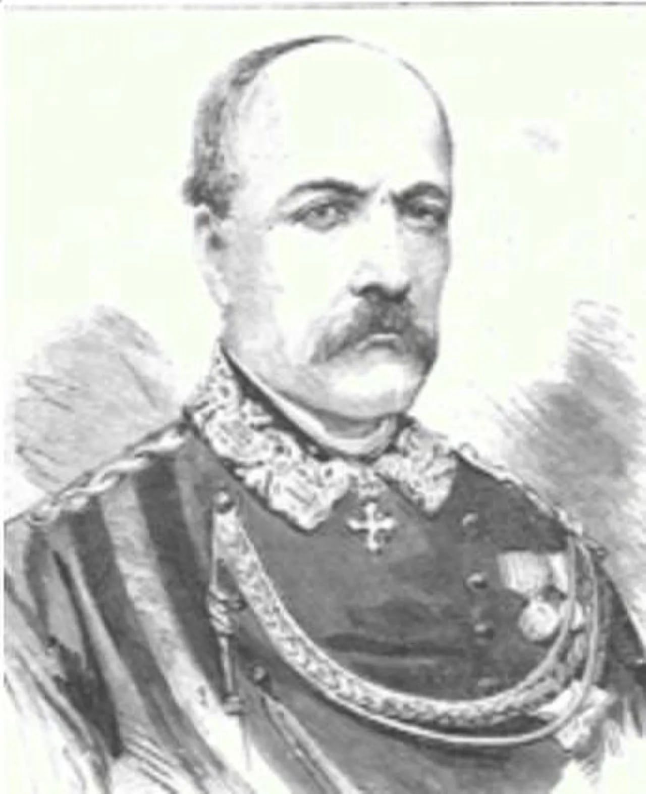 Porträt von Luigi Mezzacapo (1814–1885) – Gedenkseite