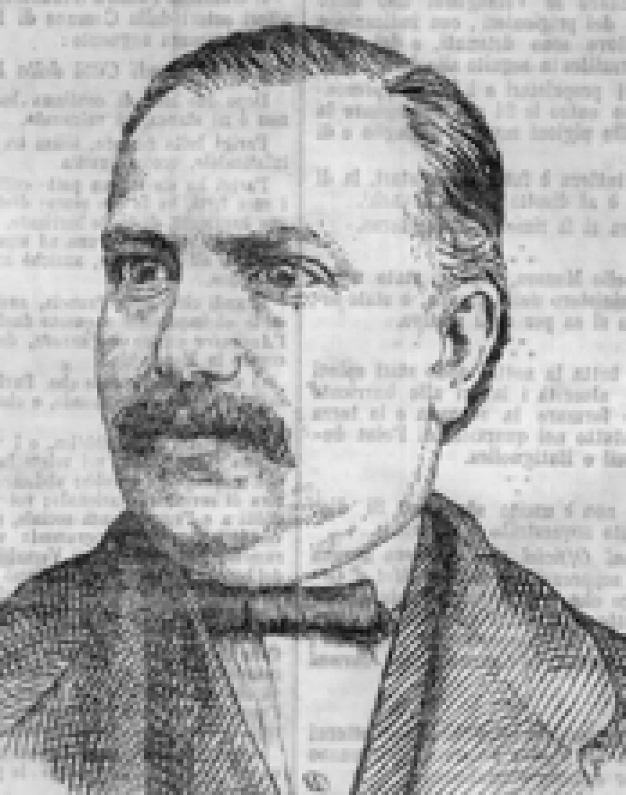 Portrait of Luigi Pissavini (1817–1898) – memorial page