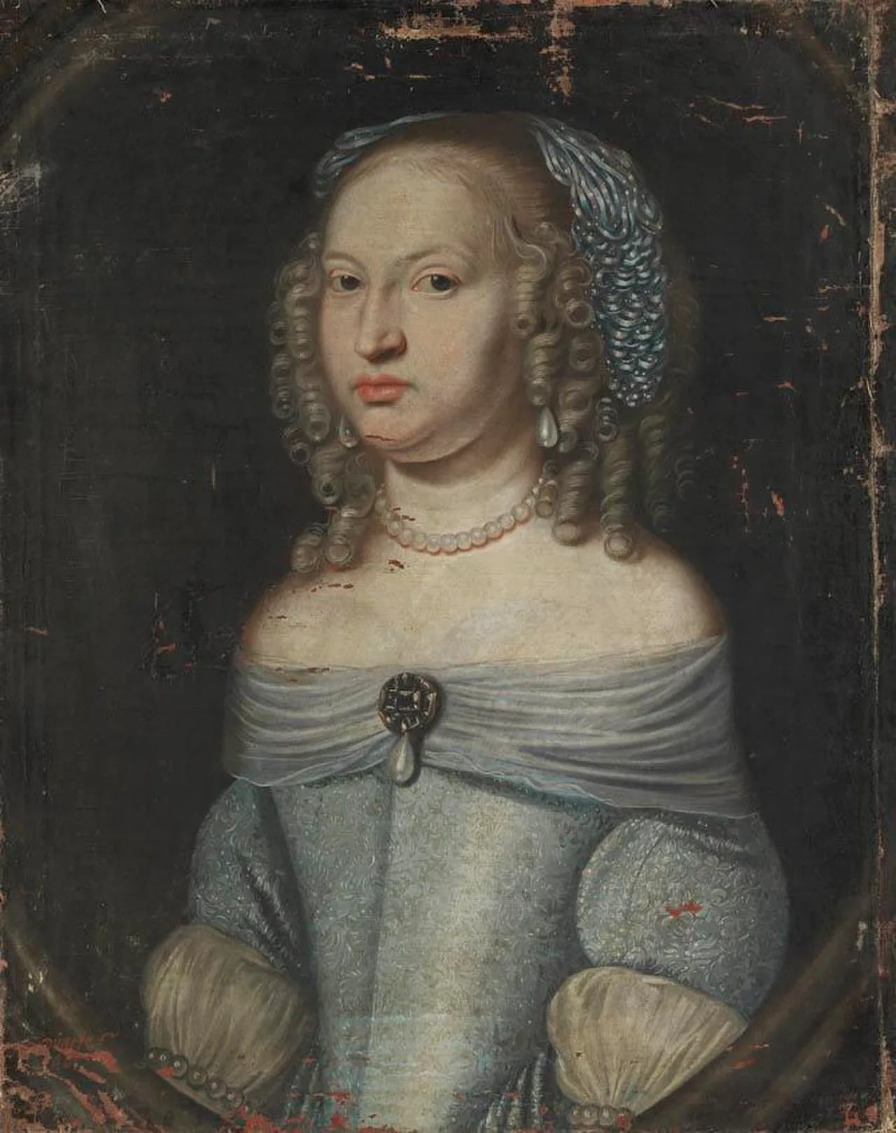 Porträt von Louise Christine of Hesse-Darmstadt (1636–1697) – Gedenkseite
