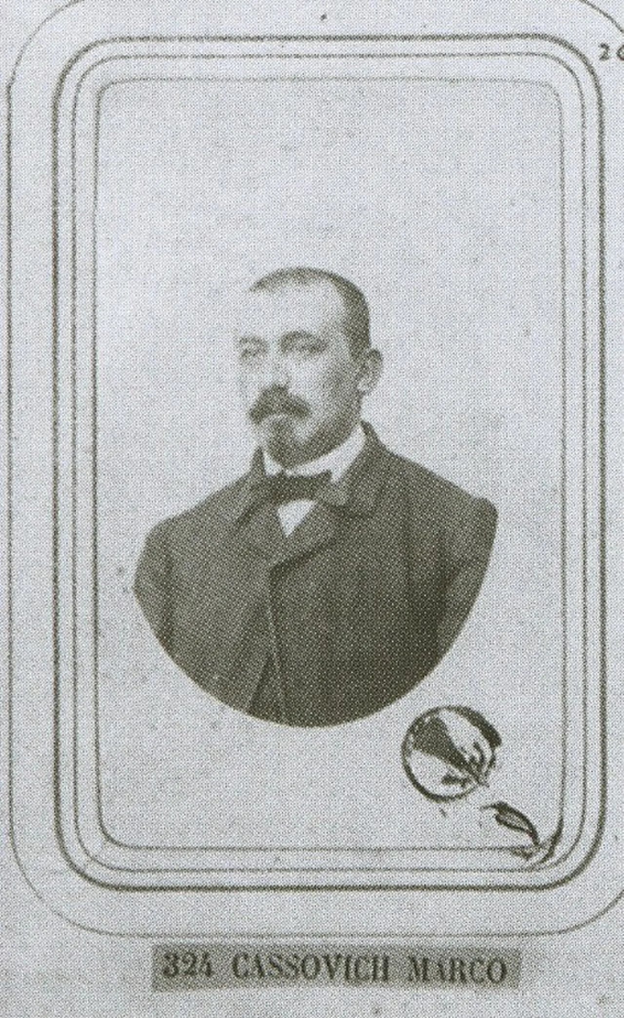 Portrait of Marco Cossovich (1824–1901) – memorial page