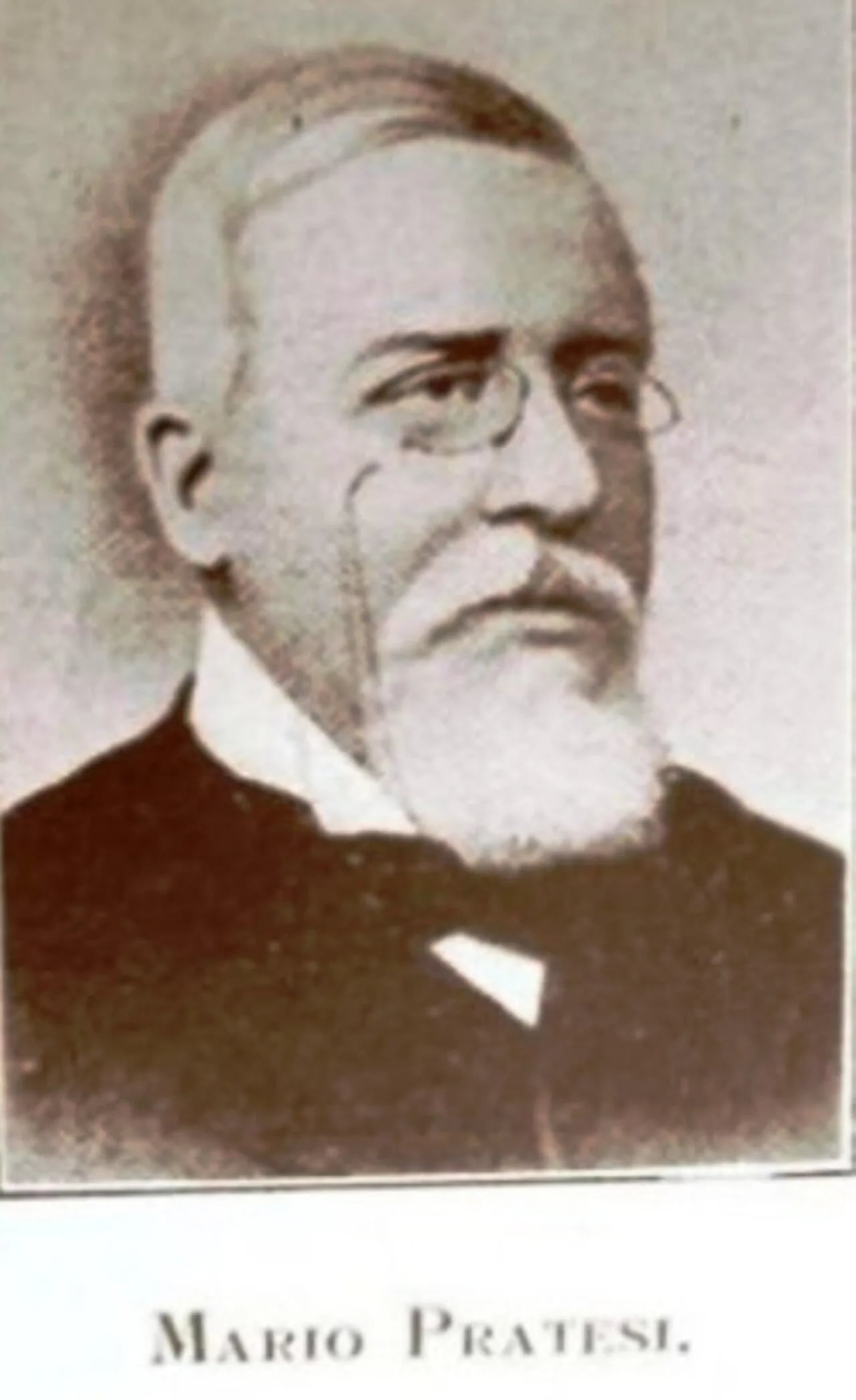 Porträt von Mario Pratesi (1842–1921) – Gedenkseite