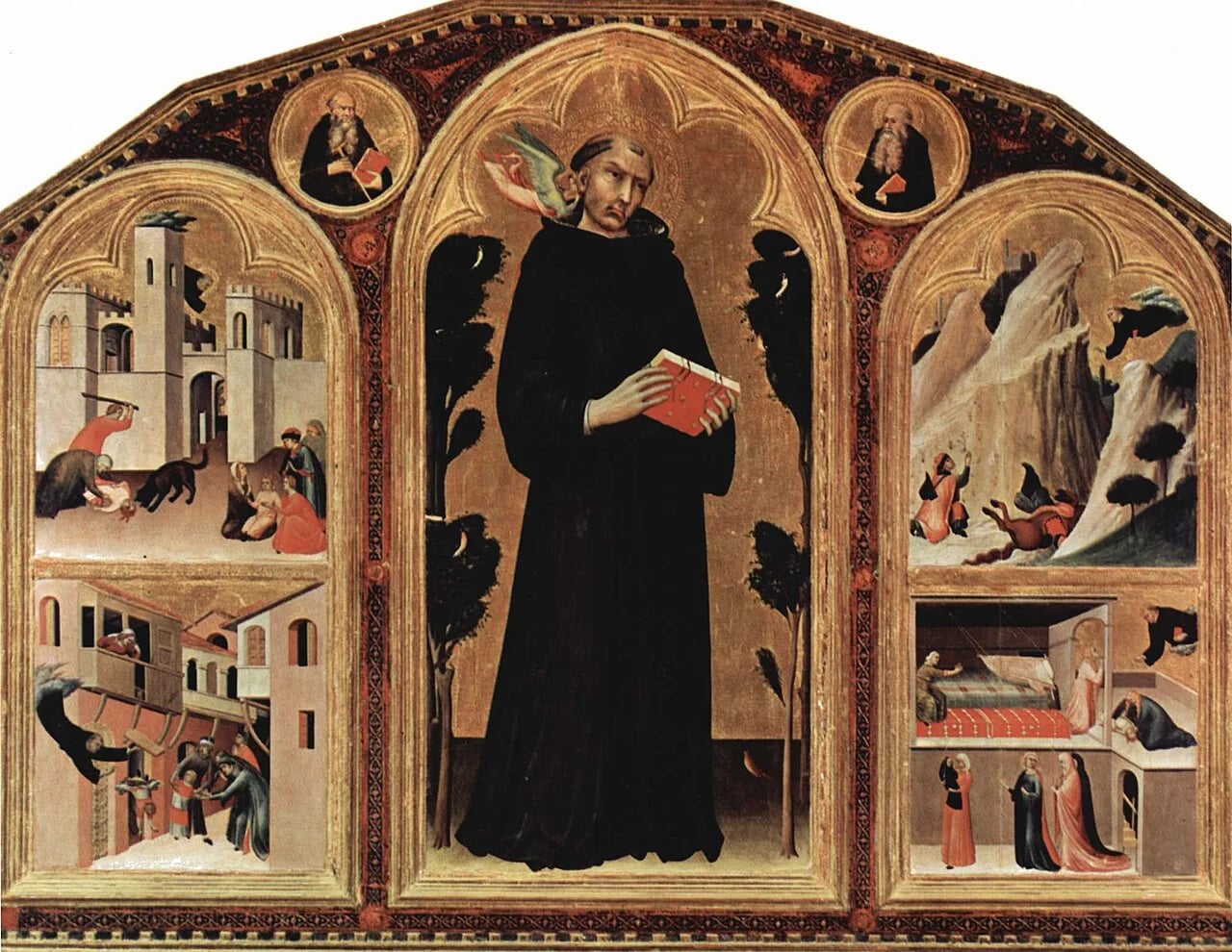 Porträt von Augustinus Novellus (1240–1309) – Gedenkseite