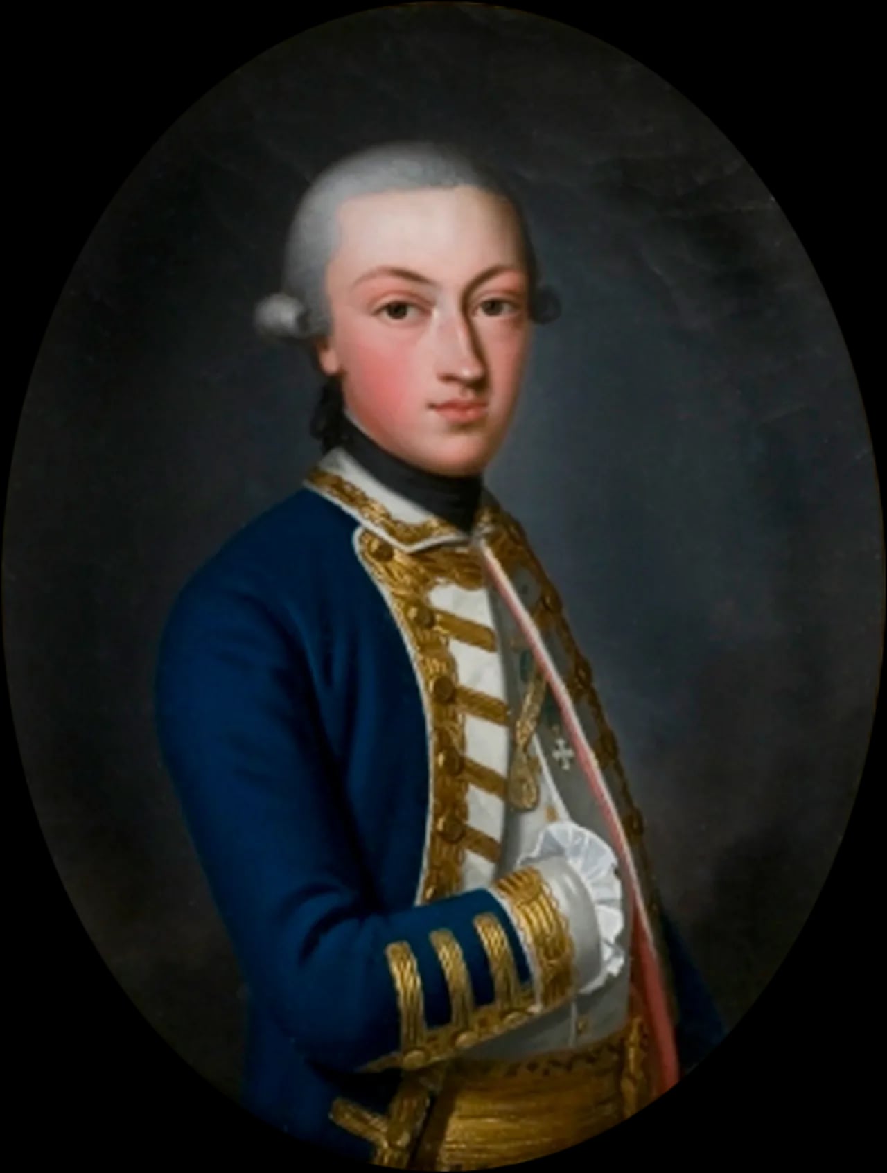 Porträt von Prince Maurizio, Duke of Montferrat (1762–1799) – Gedenkseite