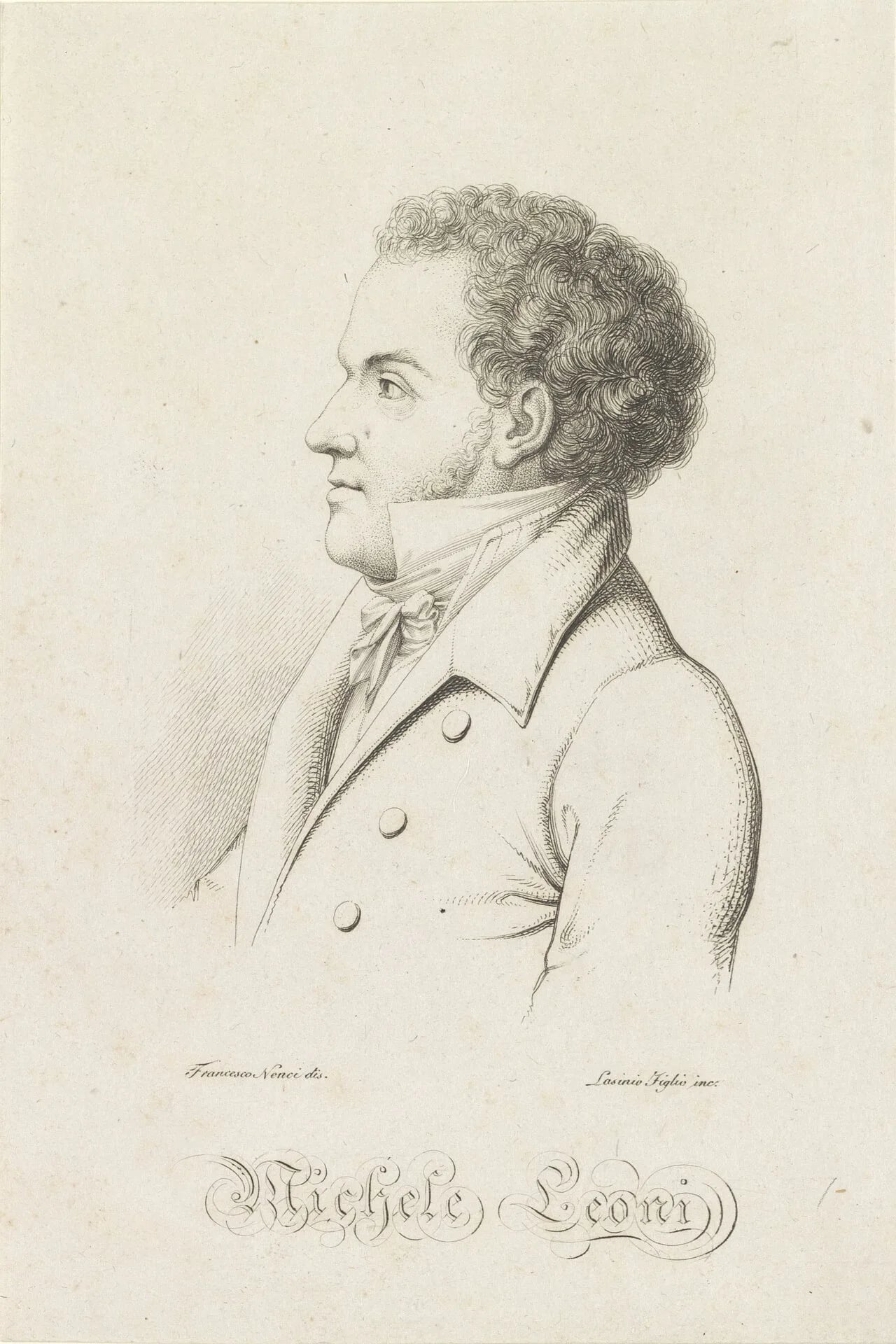 Portrait of Michele Leoni (1776–1858) – memorial page