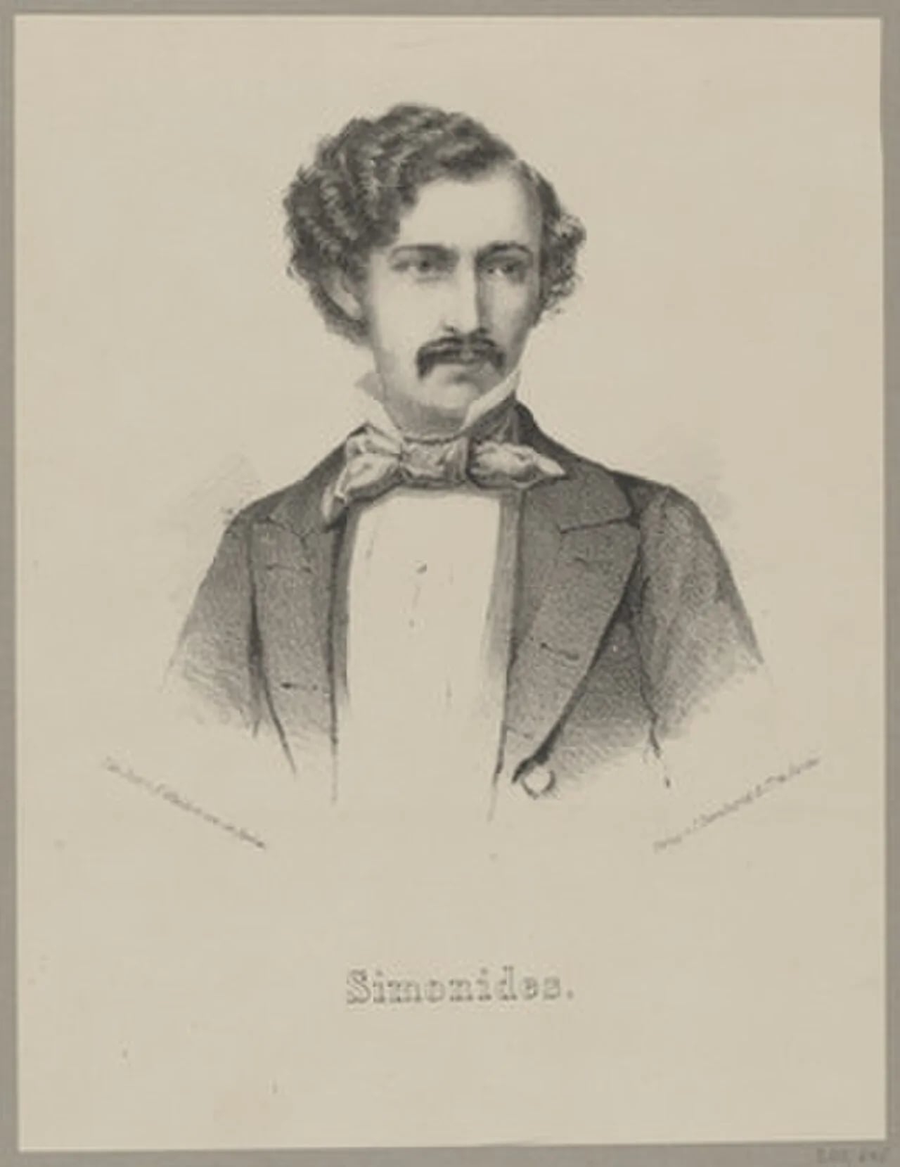 Portrait of Konstantinos Simonides (1820–1890) – memorial page
