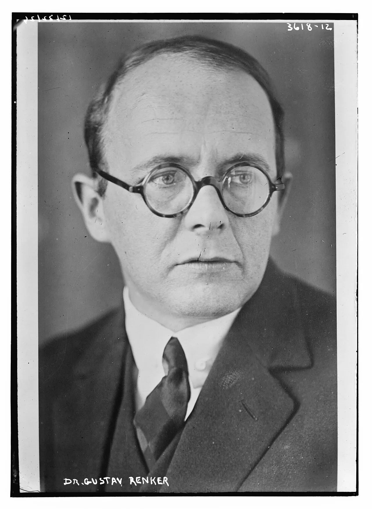 Porträt von Gustav Renker (1889–1967) – Gedenkseite