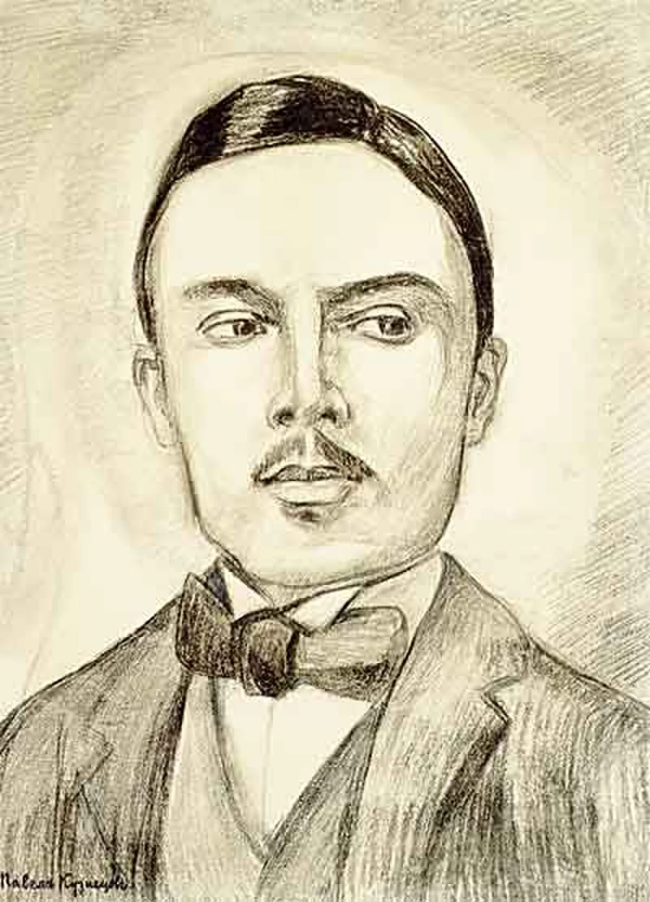 Porträt von Nikolay Sapunov (1880–1912) – Gedenkseite