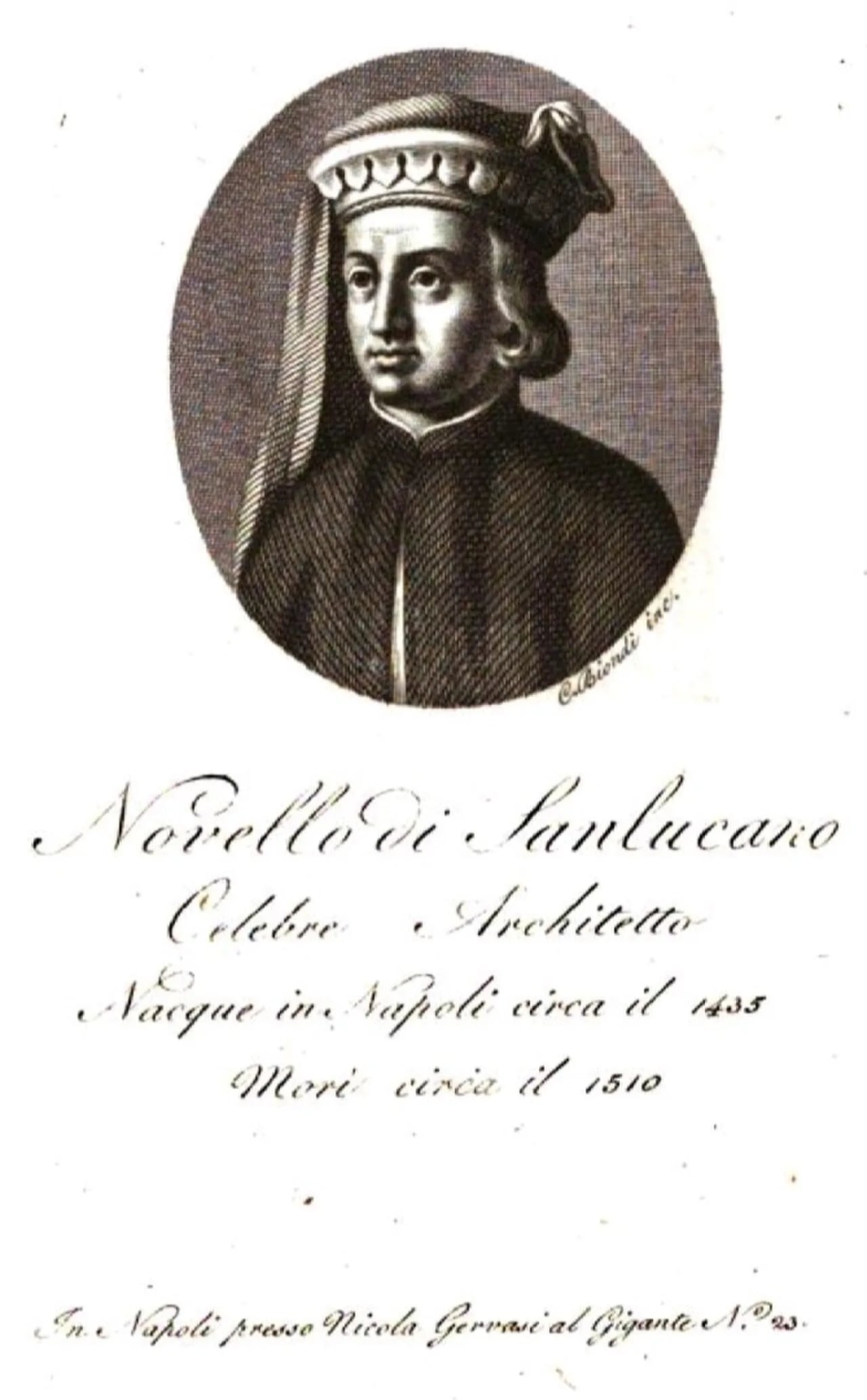 Porträt von Novello da San Lucano (1435–1516) – Gedenkseite
