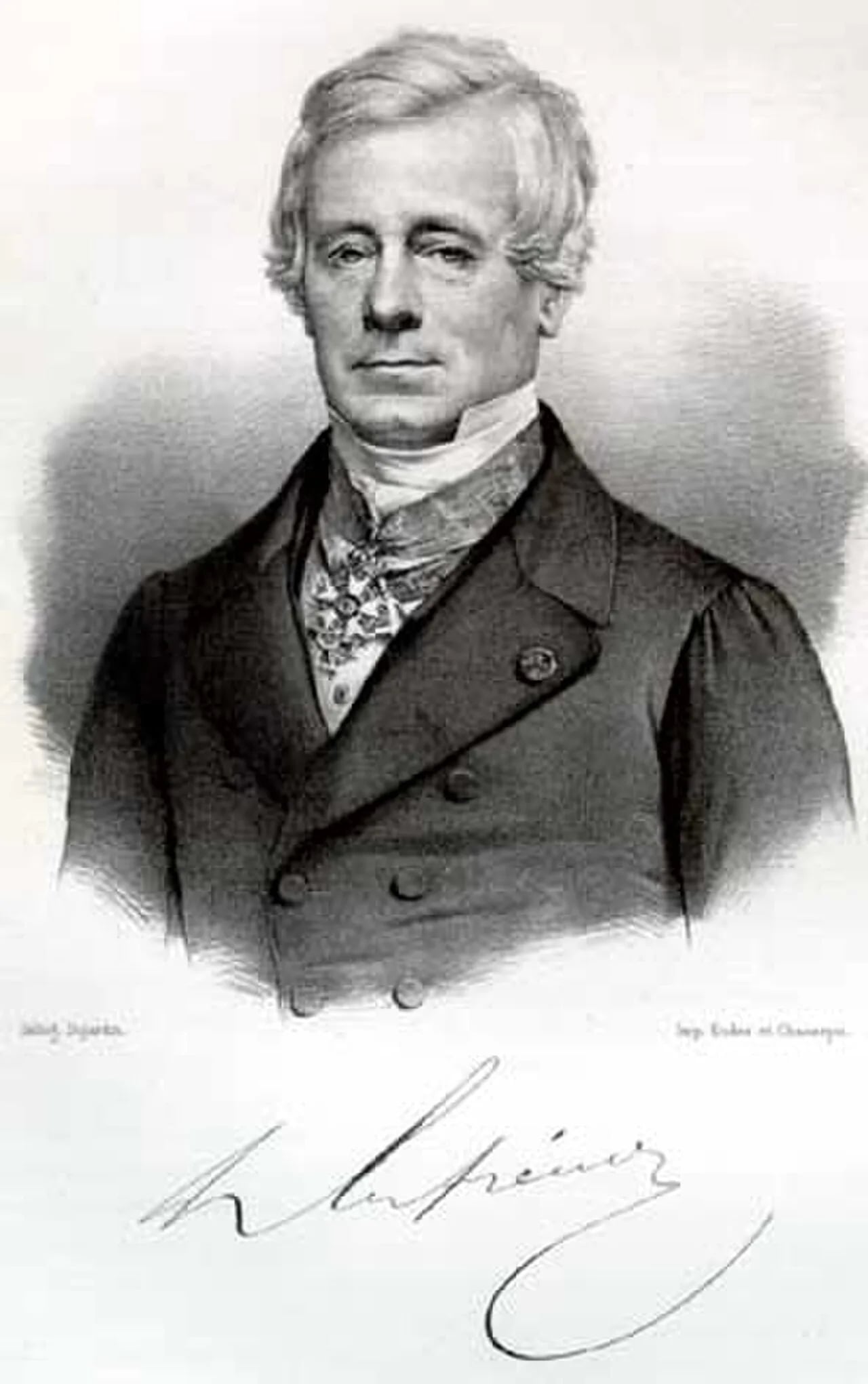 Porträt von Armand Dufrénoy (1792–1857) – Gedenkseite