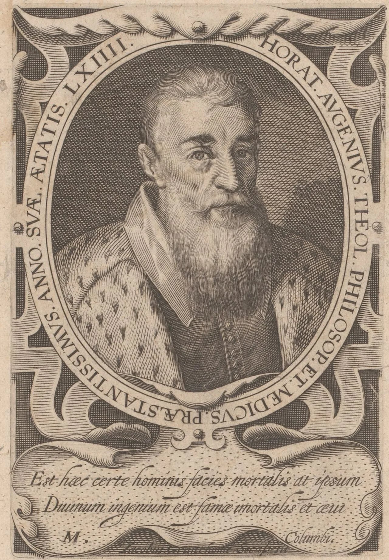 Portrait of Orazio Augenio (1527–1603) – memorial page