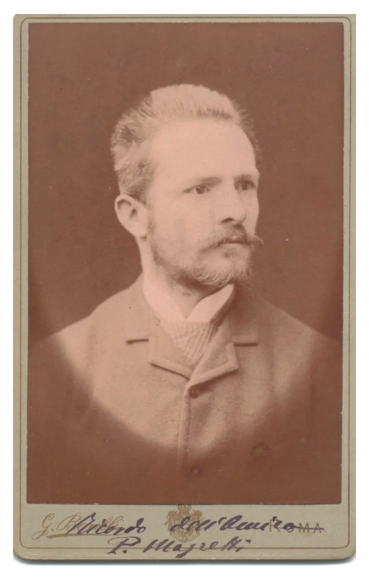 Portrait of Paolo Magretti (1854–1913) – memorial page
