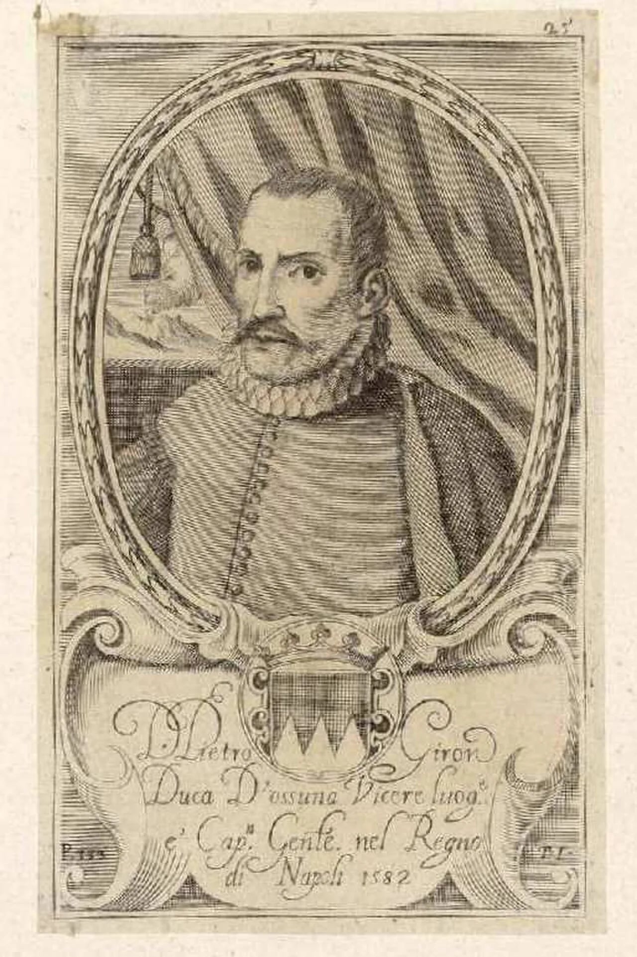 Porträt von Pedro Téllez-Girón, 1st Duke of Osuna (1537–1590) – Gedenkseite